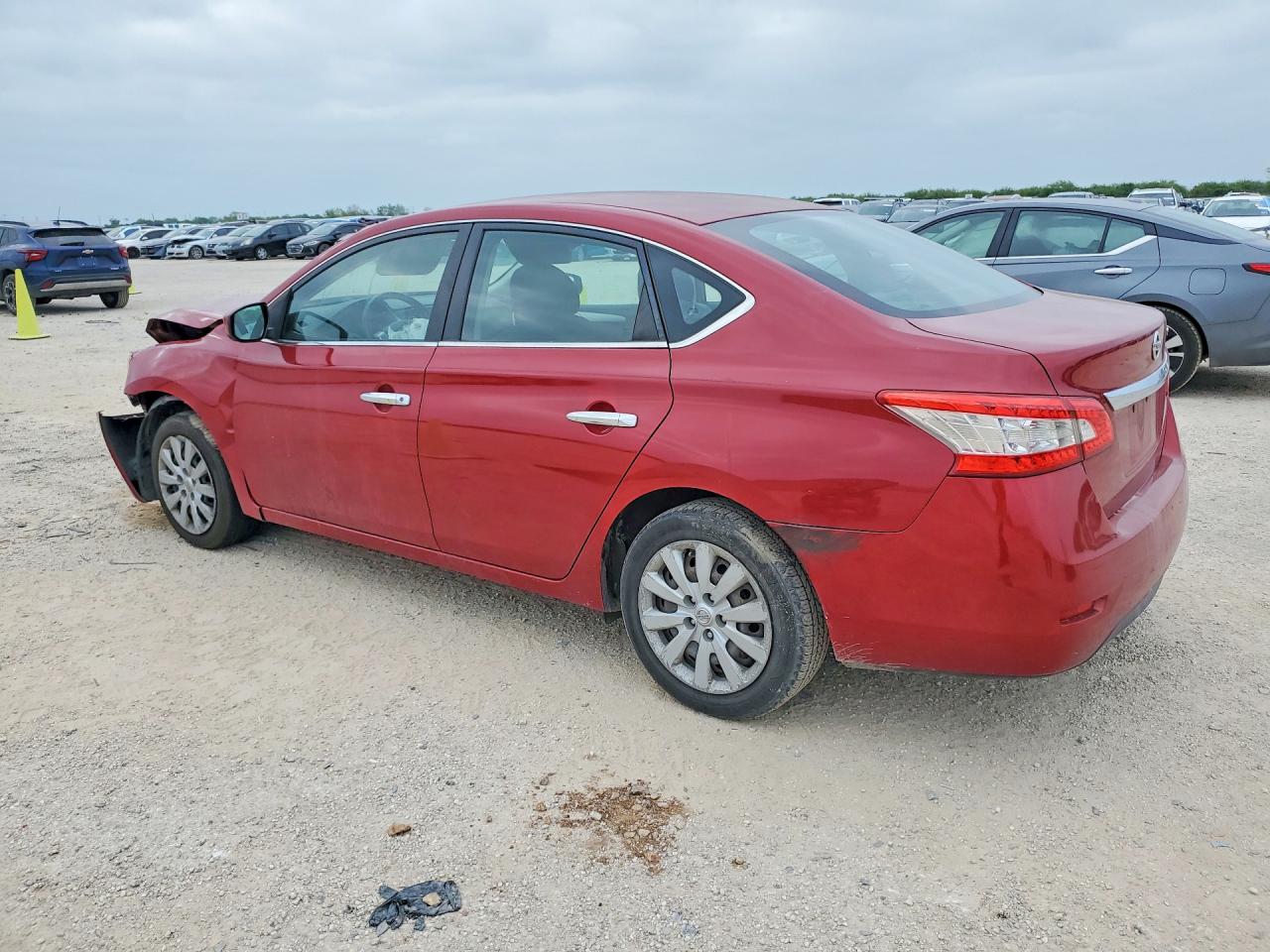 2014 Nissan Sentra Sv Red vin: 3N1AB7AP3EL623922