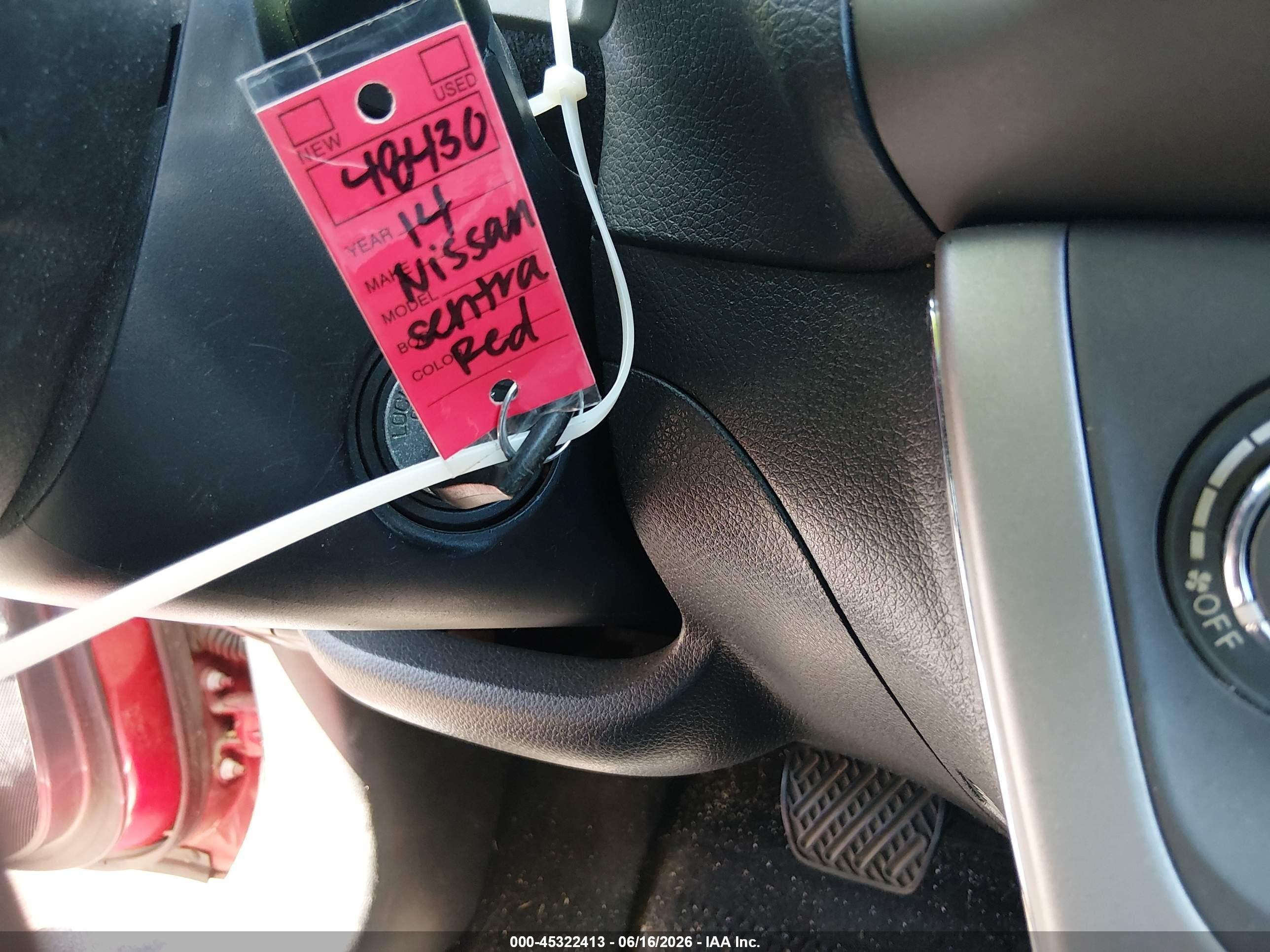 2014 Nissan Sentra Sv Red vin: 3N1AB7AP3EL629381