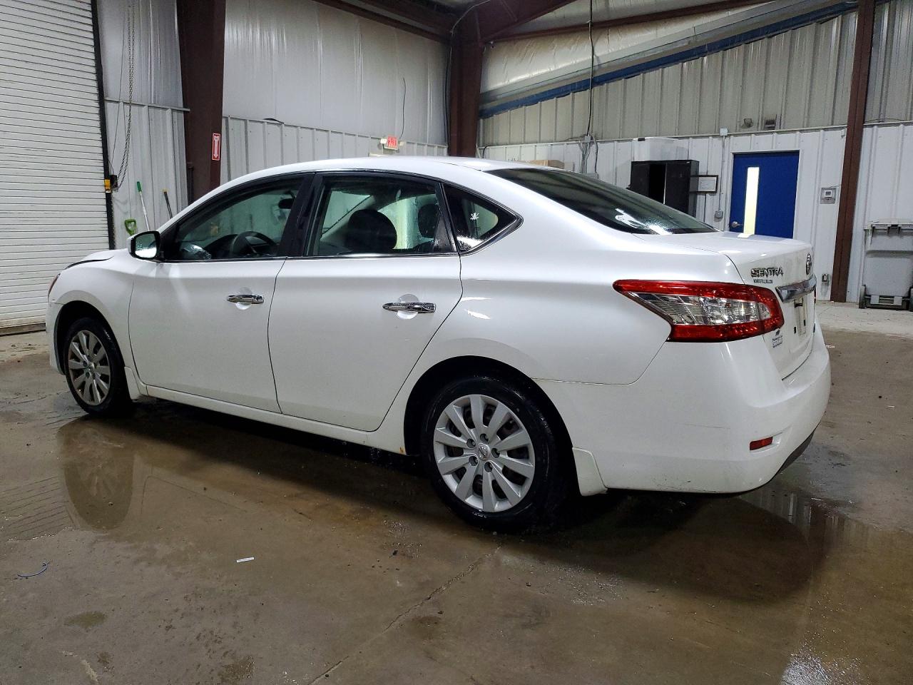 2014 Nissan Sentra S White vin: 3N1AB7AP3EL633785