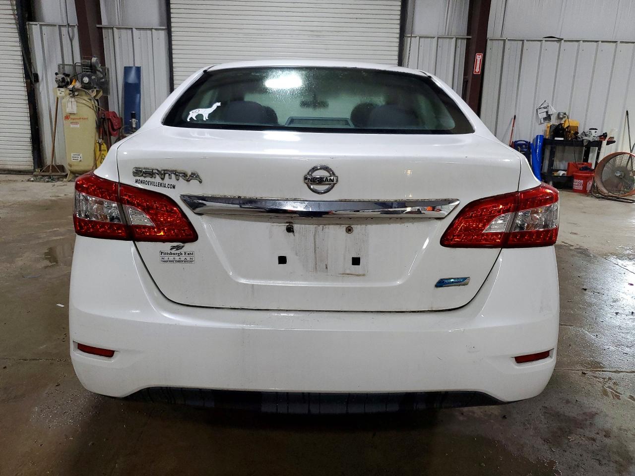 2014 Nissan Sentra S White vin: 3N1AB7AP3EL633785