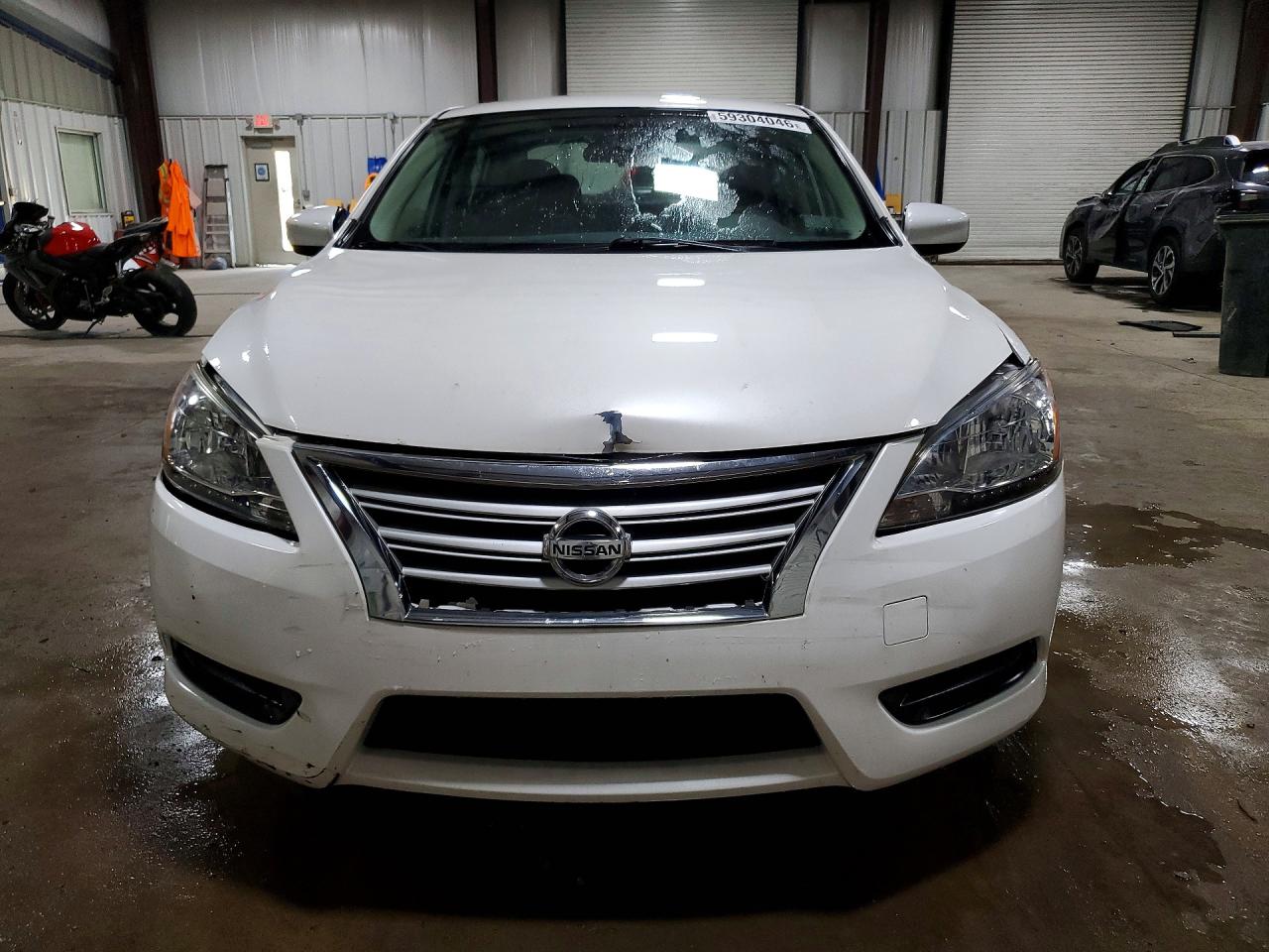 2014 Nissan Sentra S White vin: 3N1AB7AP3EL633785