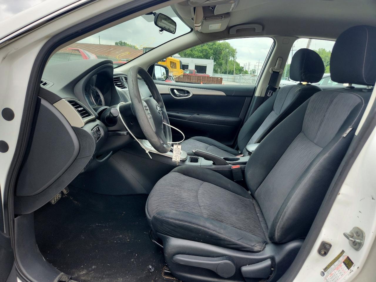 2014 Nissan Sentra Sv White vin: 3N1AB7AP3EL646245