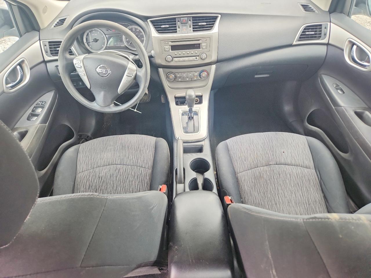 2014 Nissan Sentra Sv White vin: 3N1AB7AP3EL646245