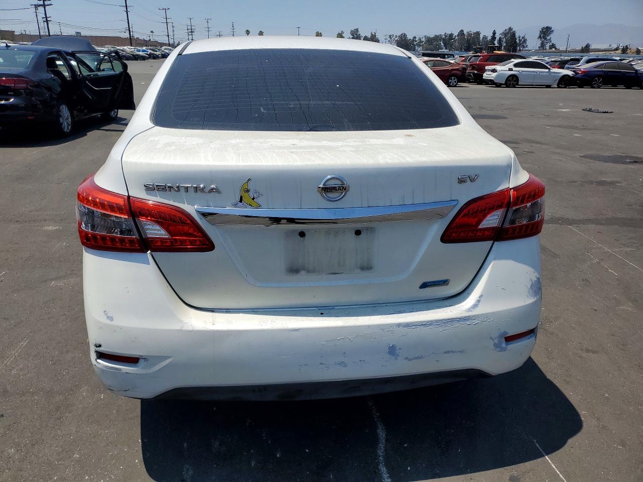 2014 Nissan Sentra Sv White vin: 3N1AB7AP3EL648187