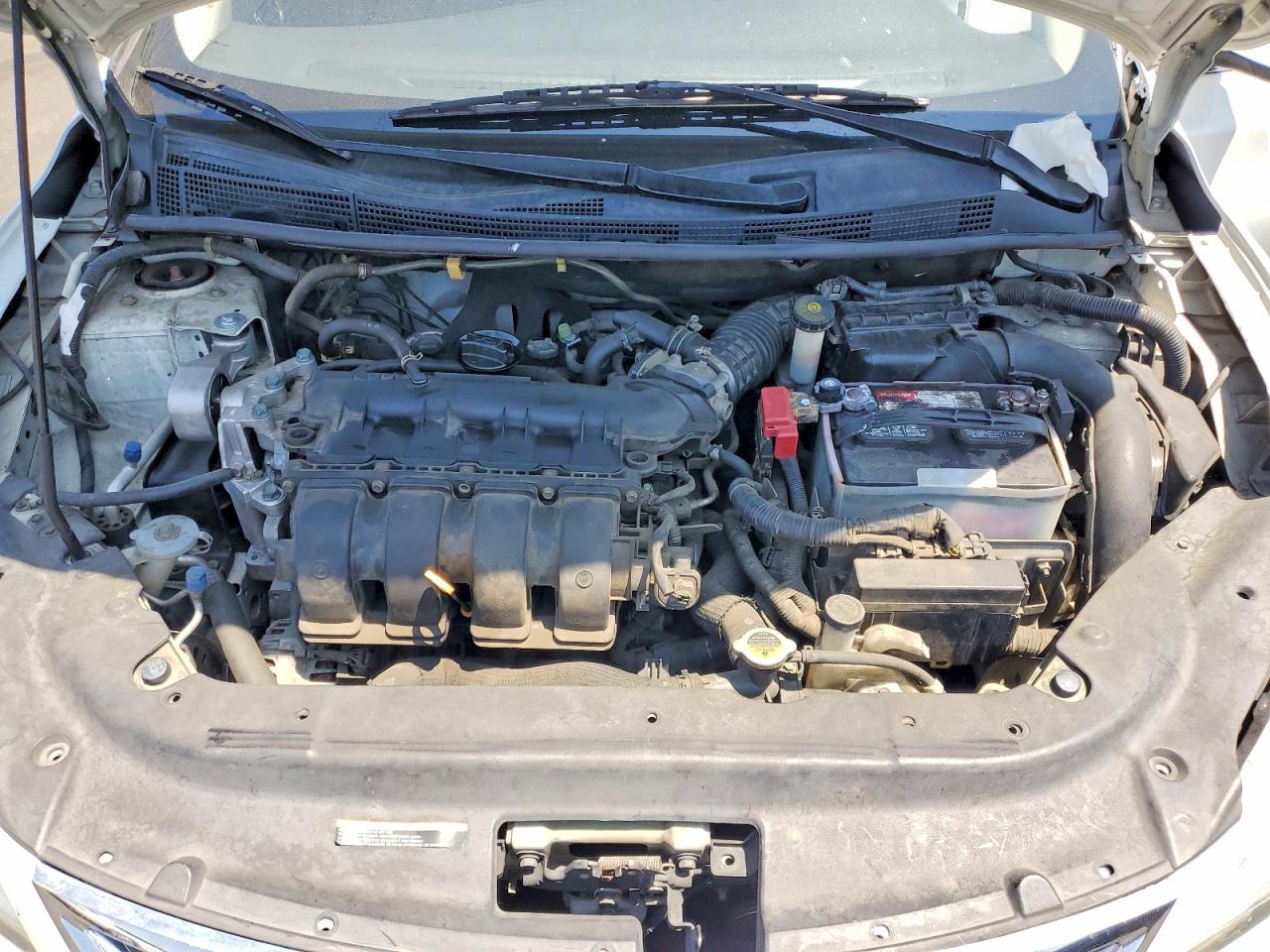 2014 Nissan Sentra Sv White vin: 3N1AB7AP3EL648187