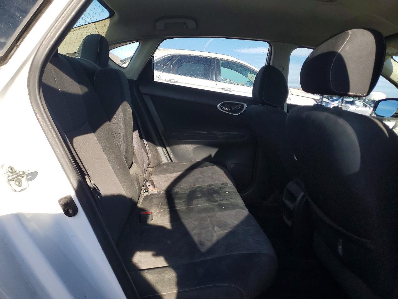 2014 Nissan Sentra Sv White vin: 3N1AB7AP3EL664227