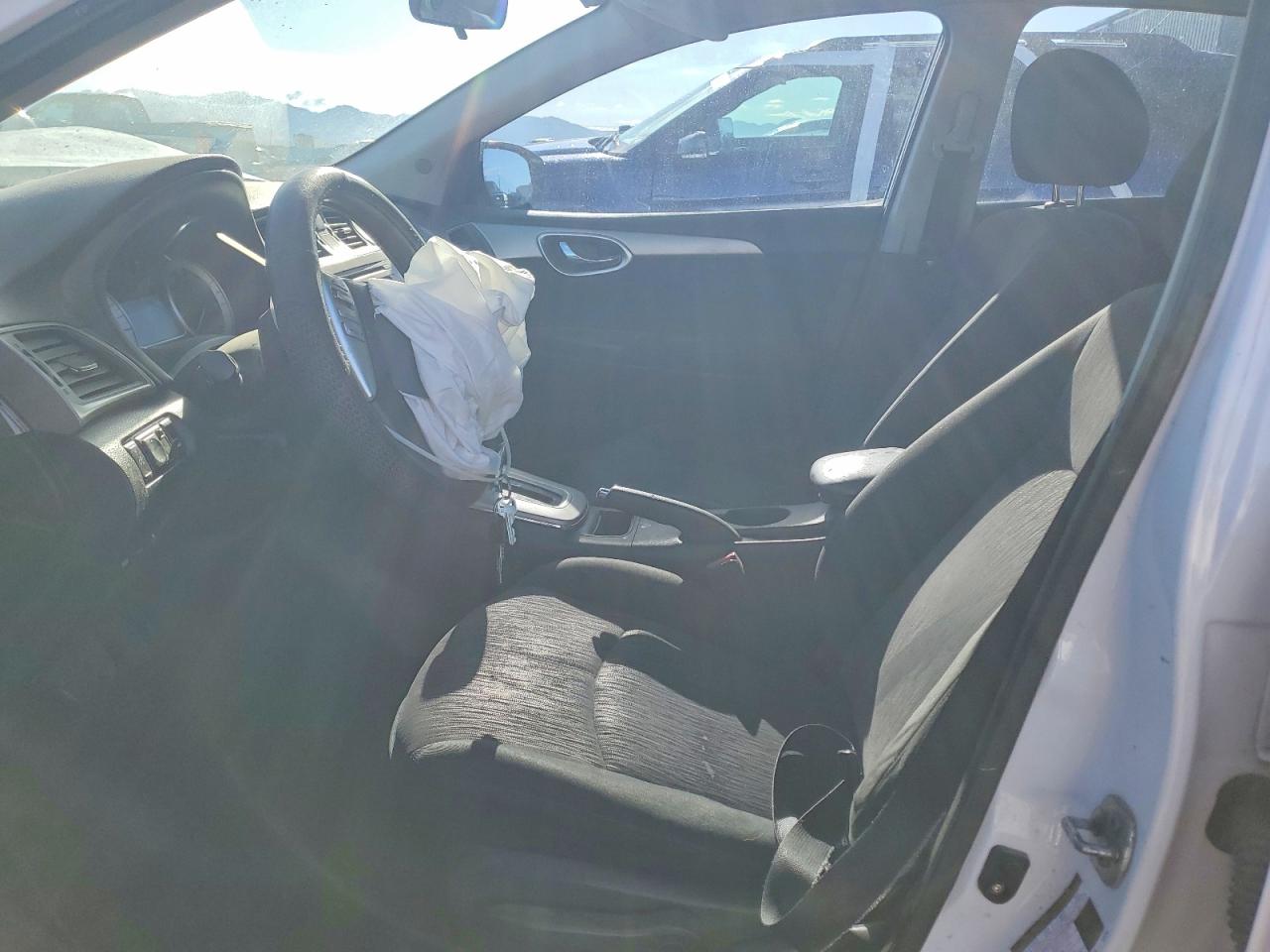 2014 Nissan Sentra Sv White vin: 3N1AB7AP3EL664227