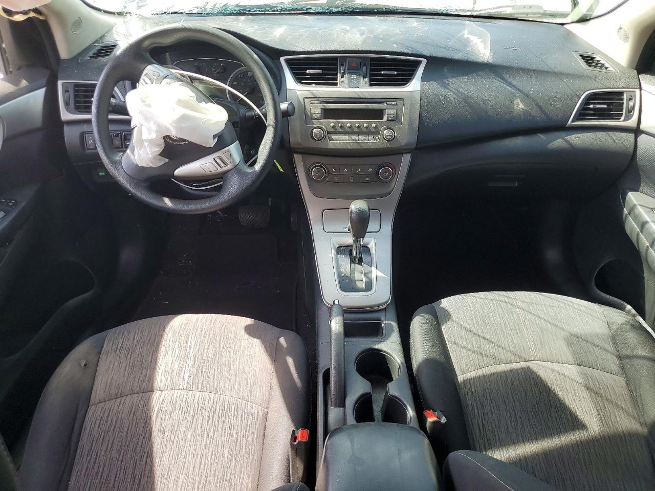 2014 Nissan Sentra Sv Gray vin: 3N1AB7AP3EL673042
