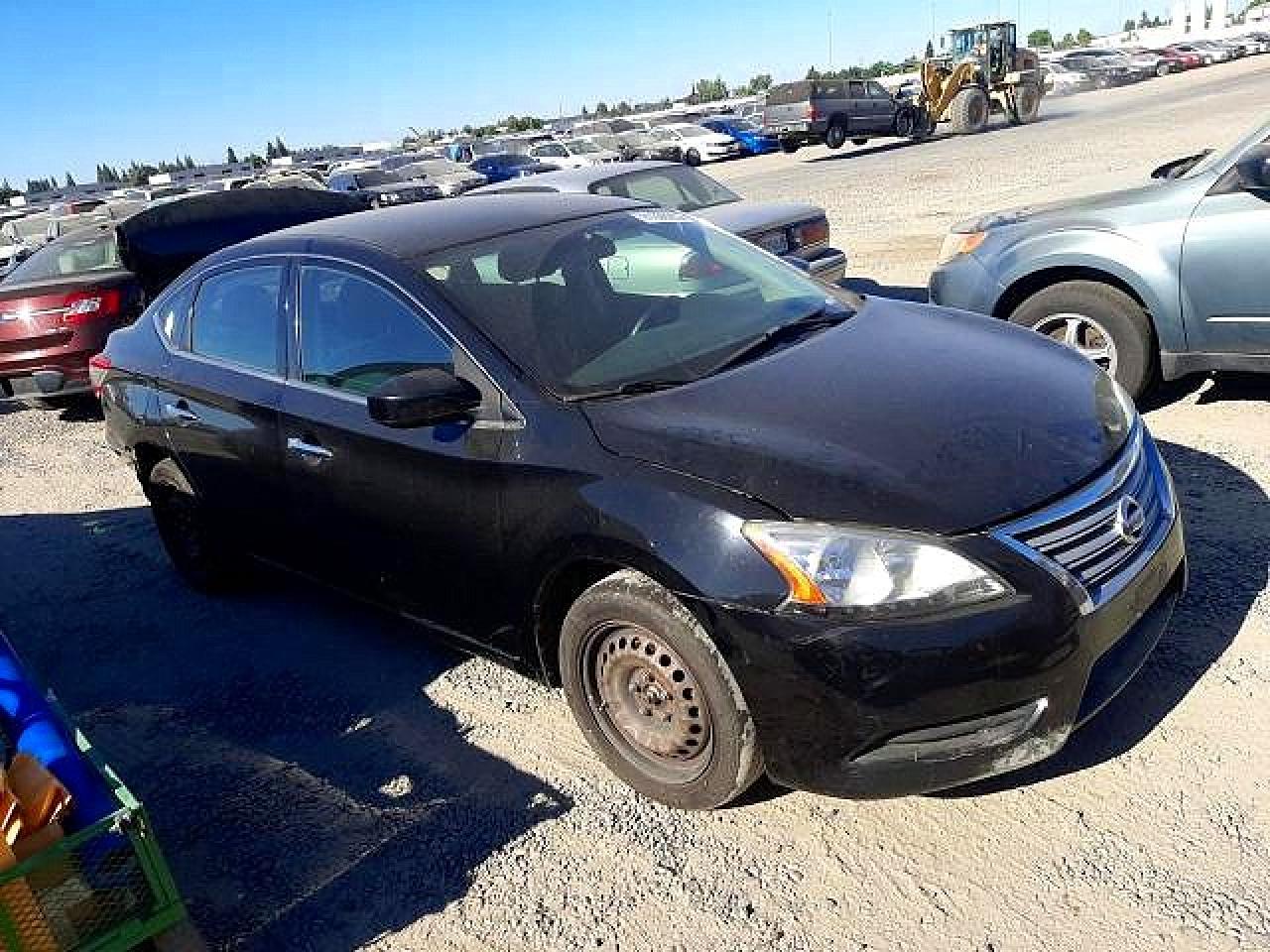 2014 Nissan Sentra Sv Черный vin: 3N1AB7AP3EL674384