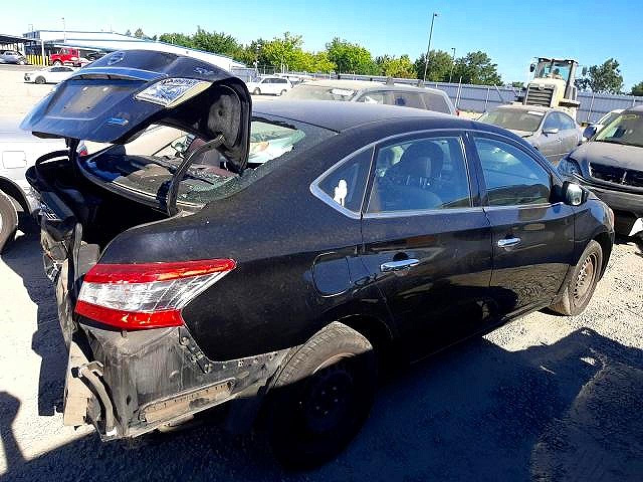 2014 Nissan Sentra Sv Черный vin: 3N1AB7AP3EL674384
