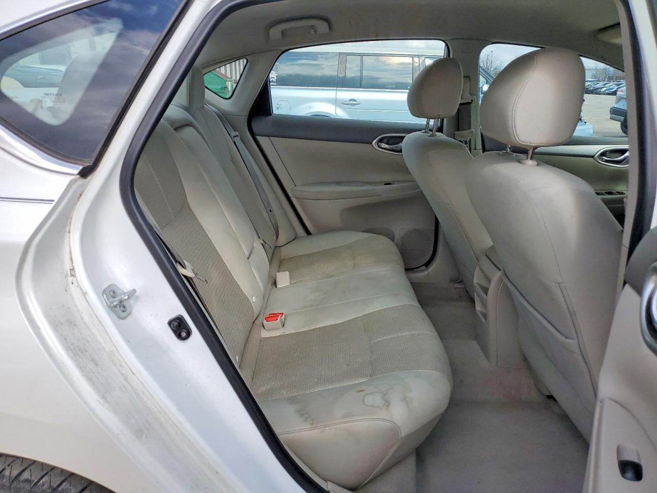 2014 Nissan Sentra S White vin: 3N1AB7AP3EL679729
