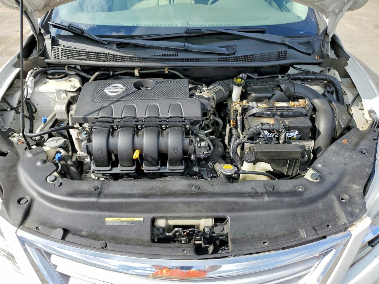 2014 Nissan Sentra S White vin: 3N1AB7AP3EL679729