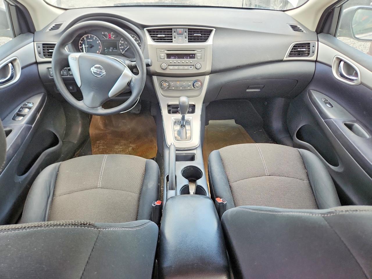 2014 Nissan Sentra S Silver vin: 3N1AB7AP3EL680587