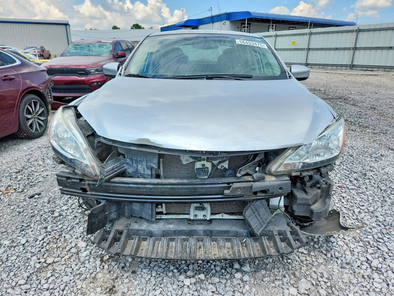 2014 Nissan Sentra S Silver vin: 3N1AB7AP3EL680587