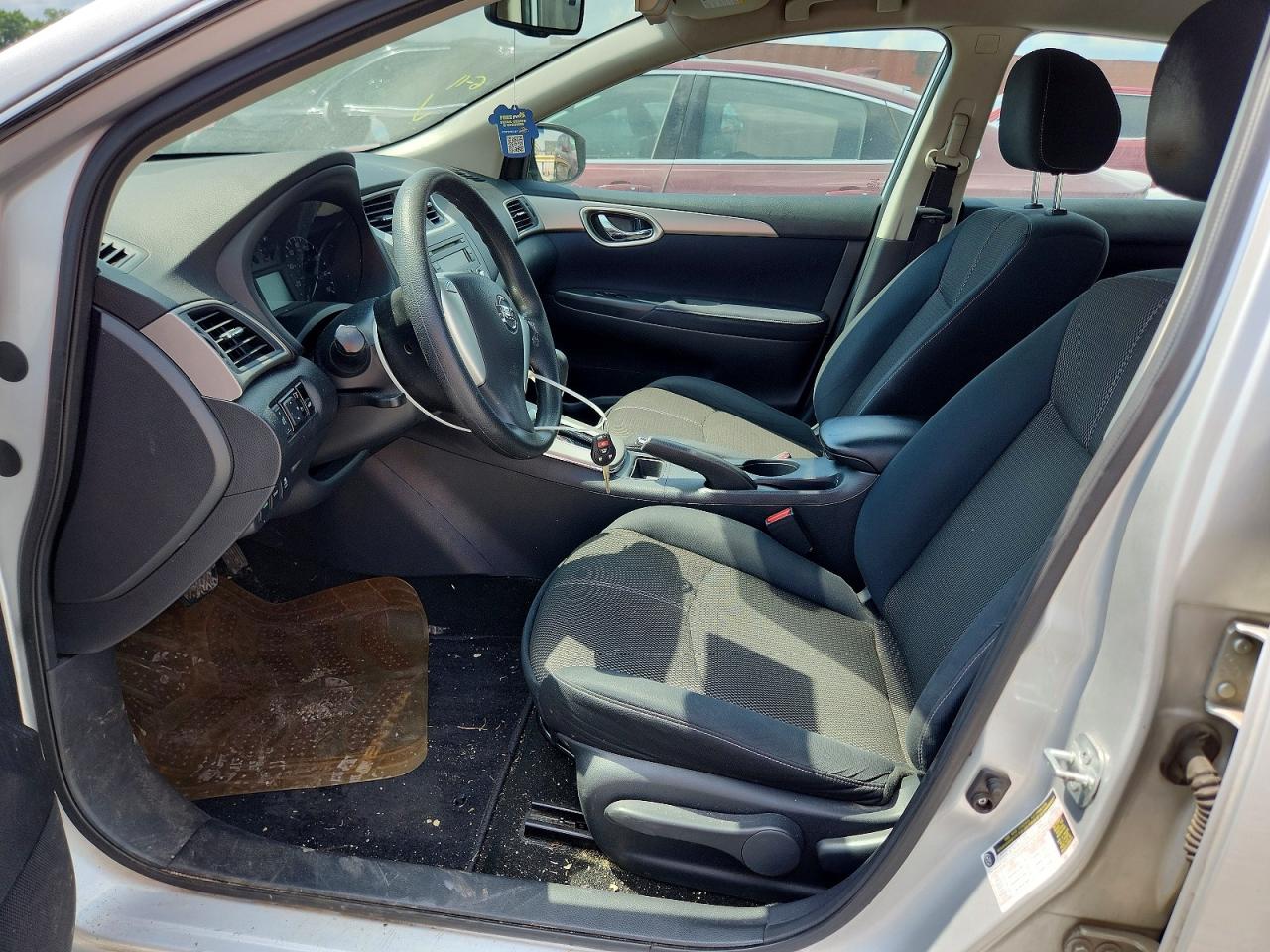 2014 Nissan Sentra S Silver vin: 3N1AB7AP3EL680587