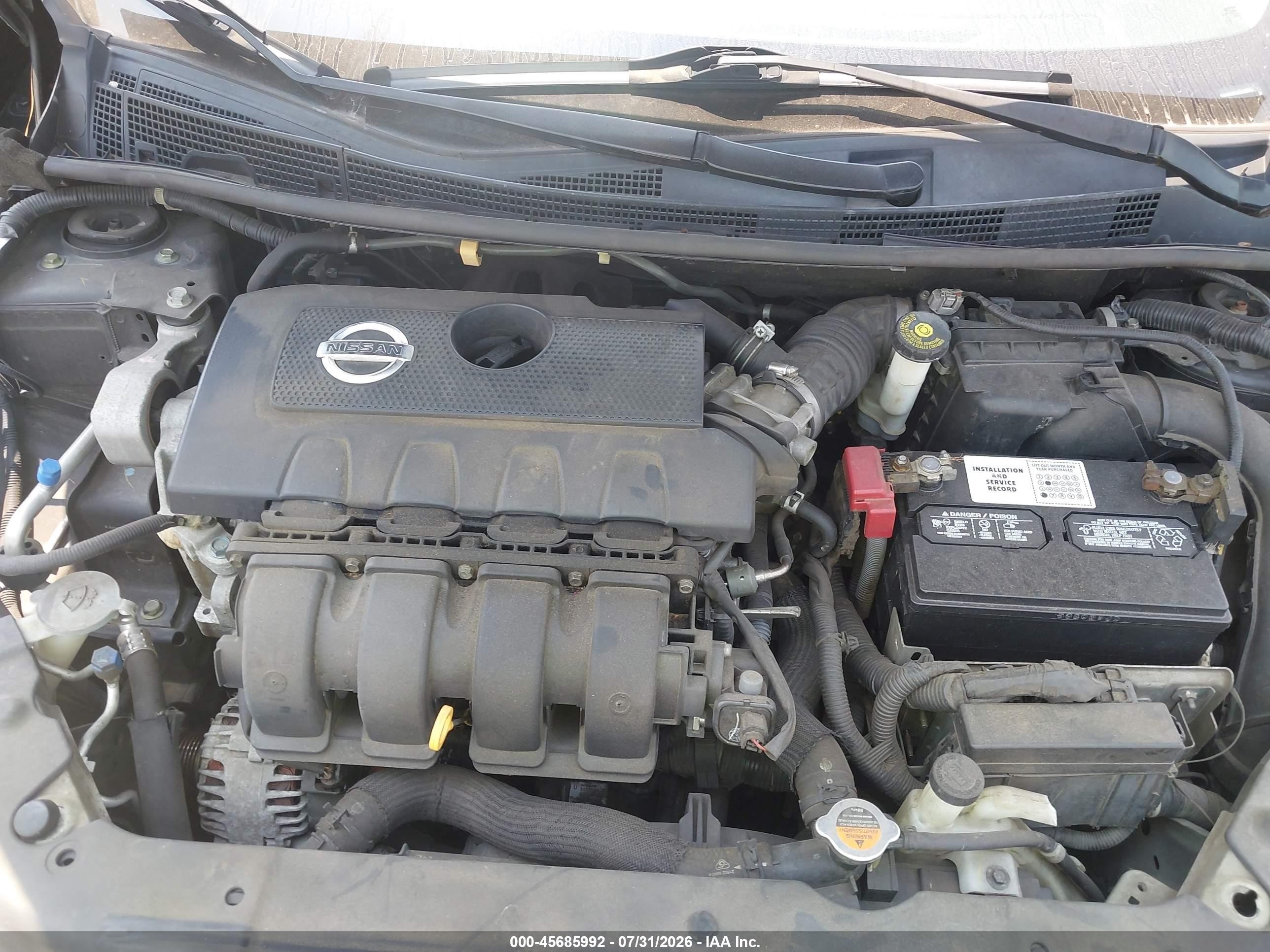 2014 Nissan Sentra S Черный vin: 3N1AB7AP3EL680802