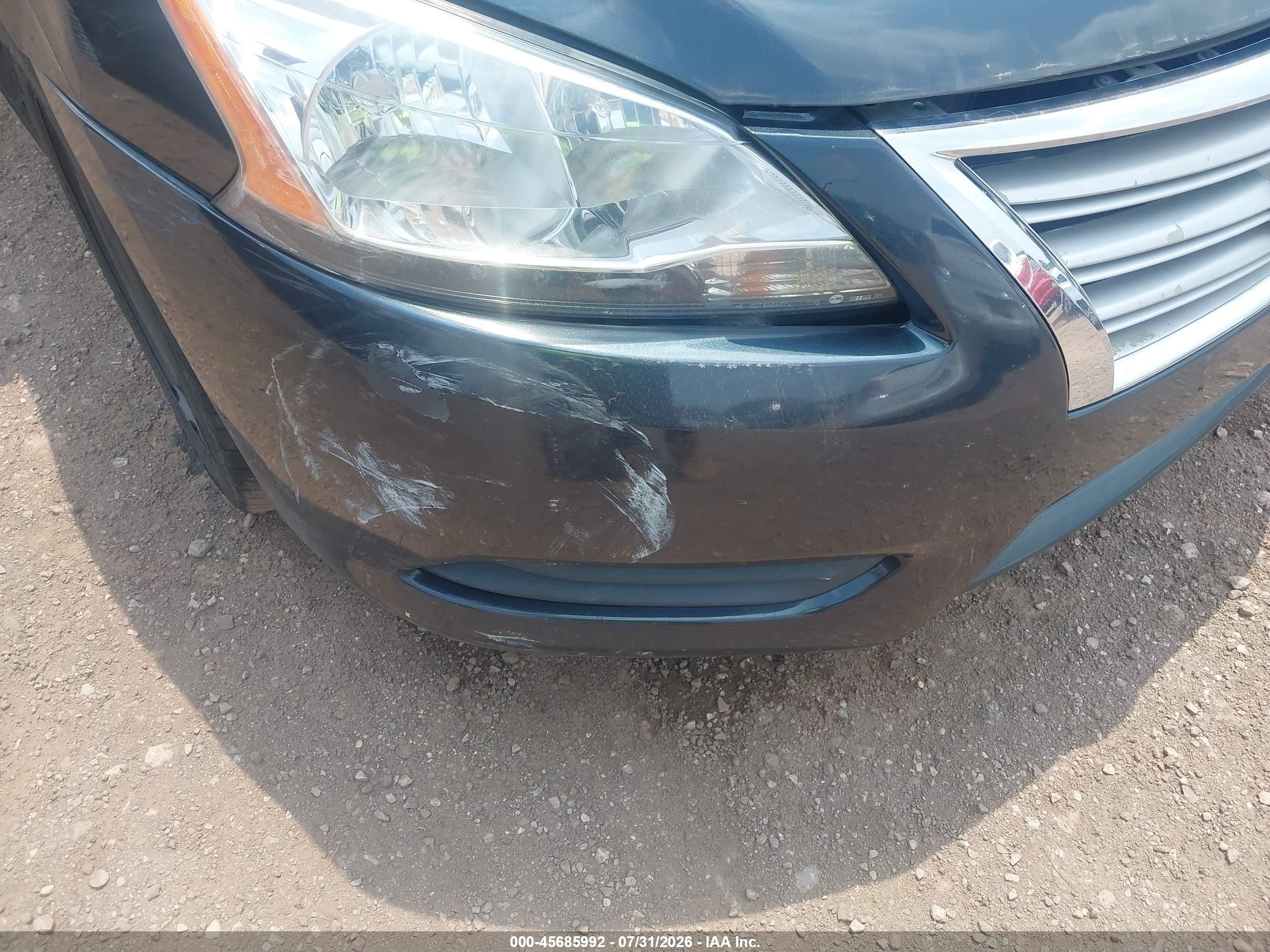 2014 Nissan Sentra S Черный vin: 3N1AB7AP3EL680802