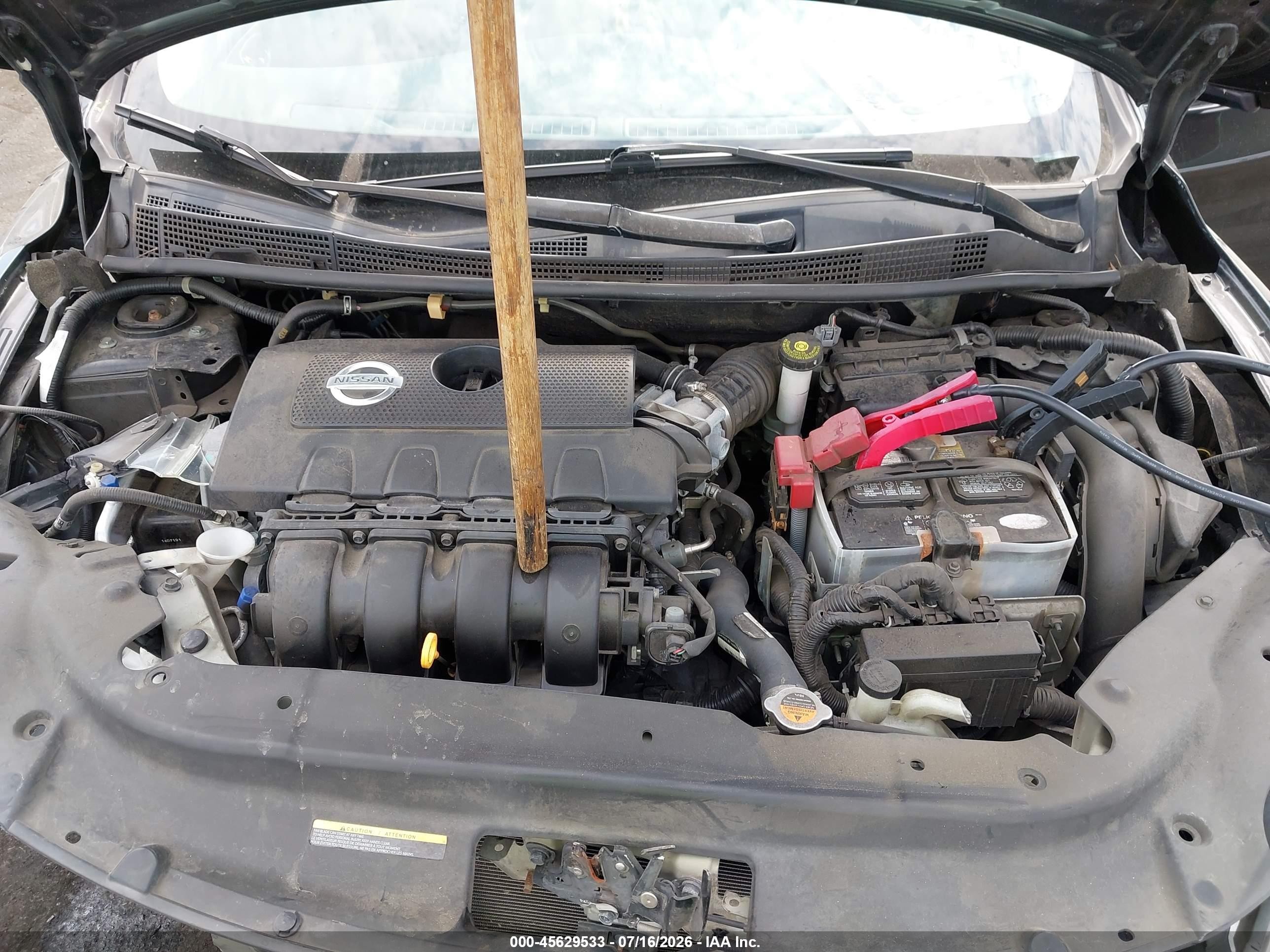 2014 Nissan Sentra Sv Black vin: 3N1AB7AP3EL683151