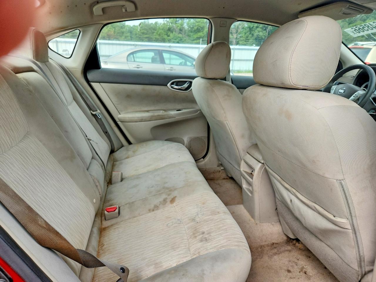 2014 Nissan Sentra Sv Red vin: 3N1AB7AP3EL684431