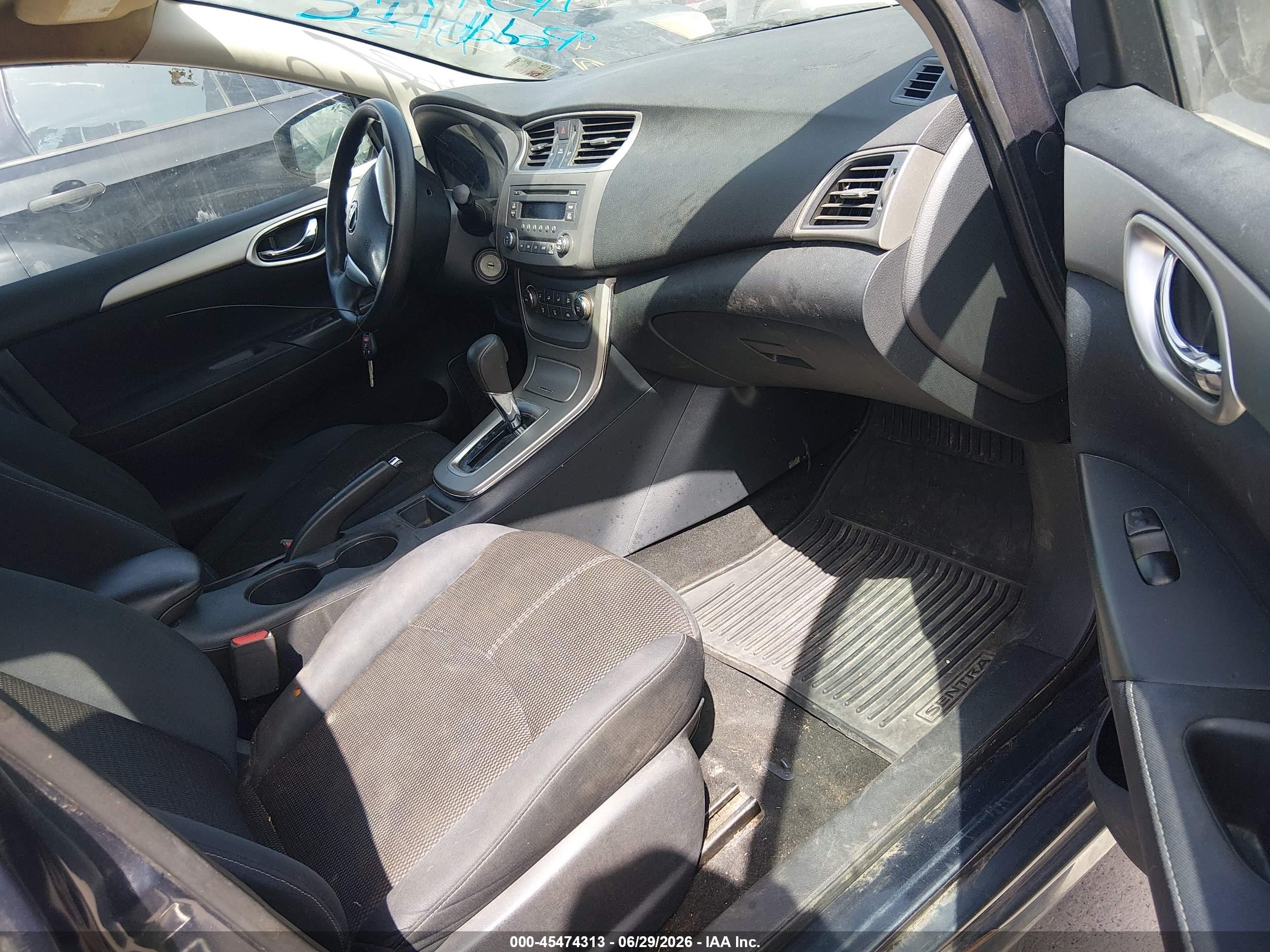 2014 Nissan Sentra S Blue vin: 3N1AB7AP3EL685174