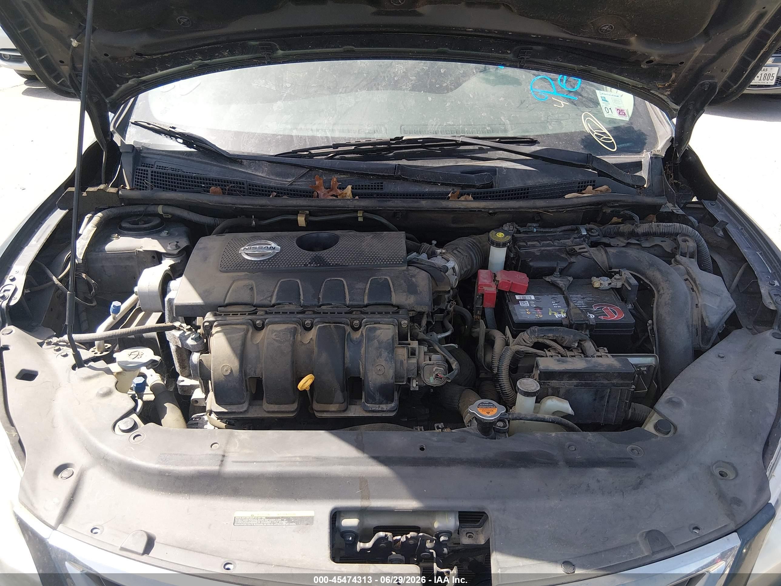 2014 Nissan Sentra S Blue vin: 3N1AB7AP3EL685174