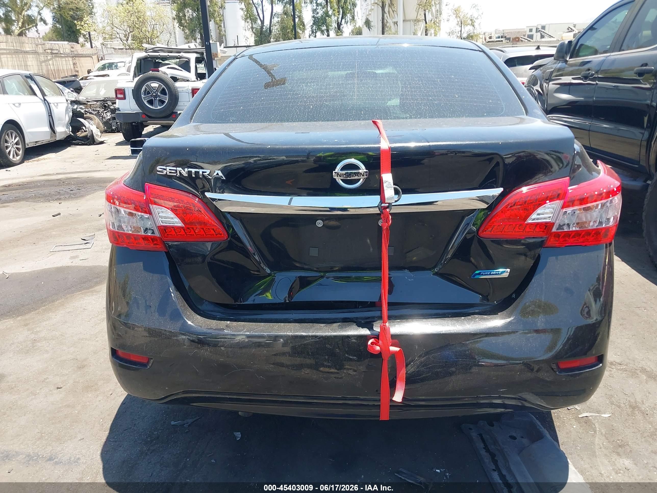 2014 Nissan Sentra S Black vin: 3N1AB7AP3EL691167
