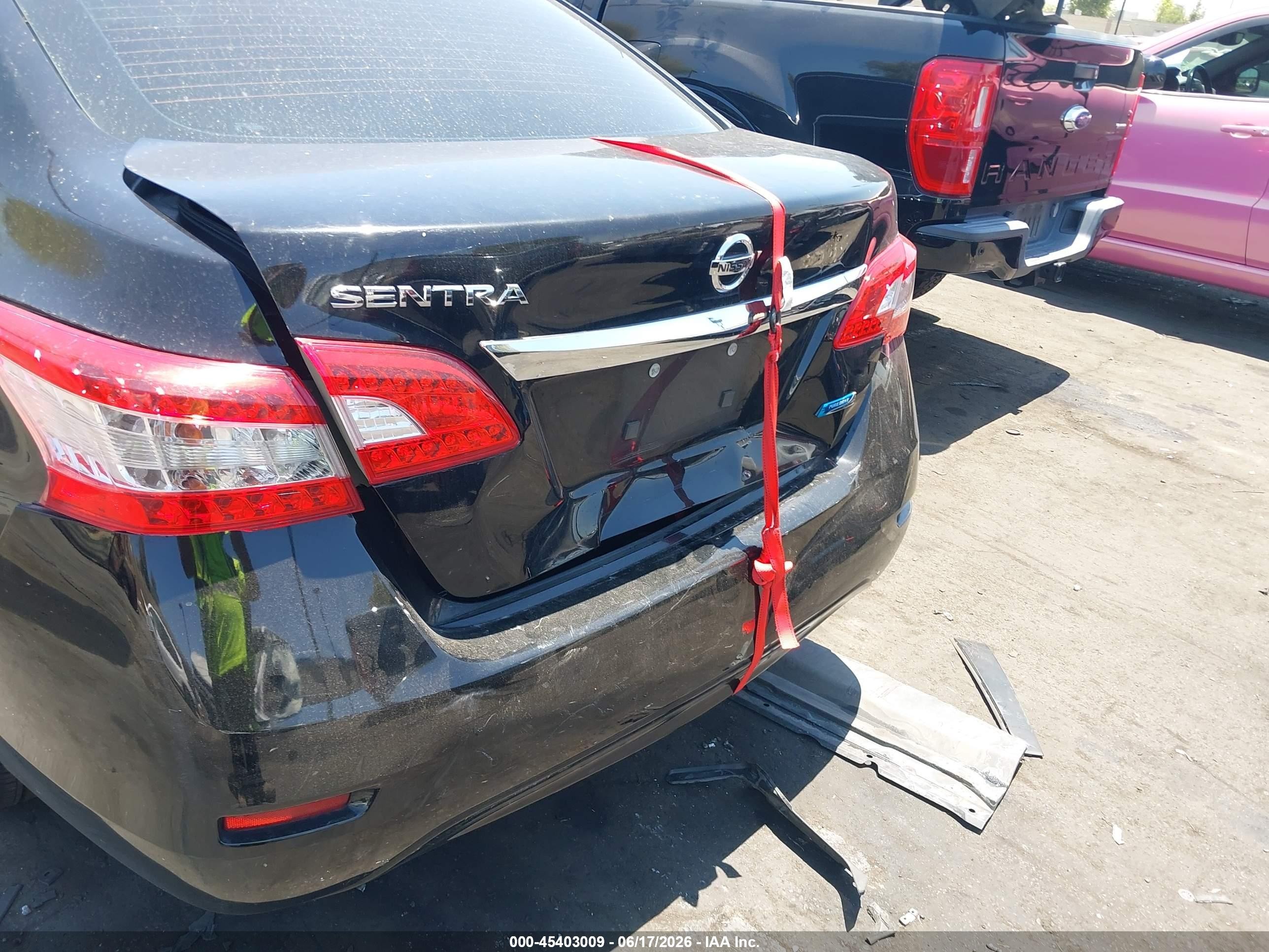 2014 Nissan Sentra S Black vin: 3N1AB7AP3EL691167