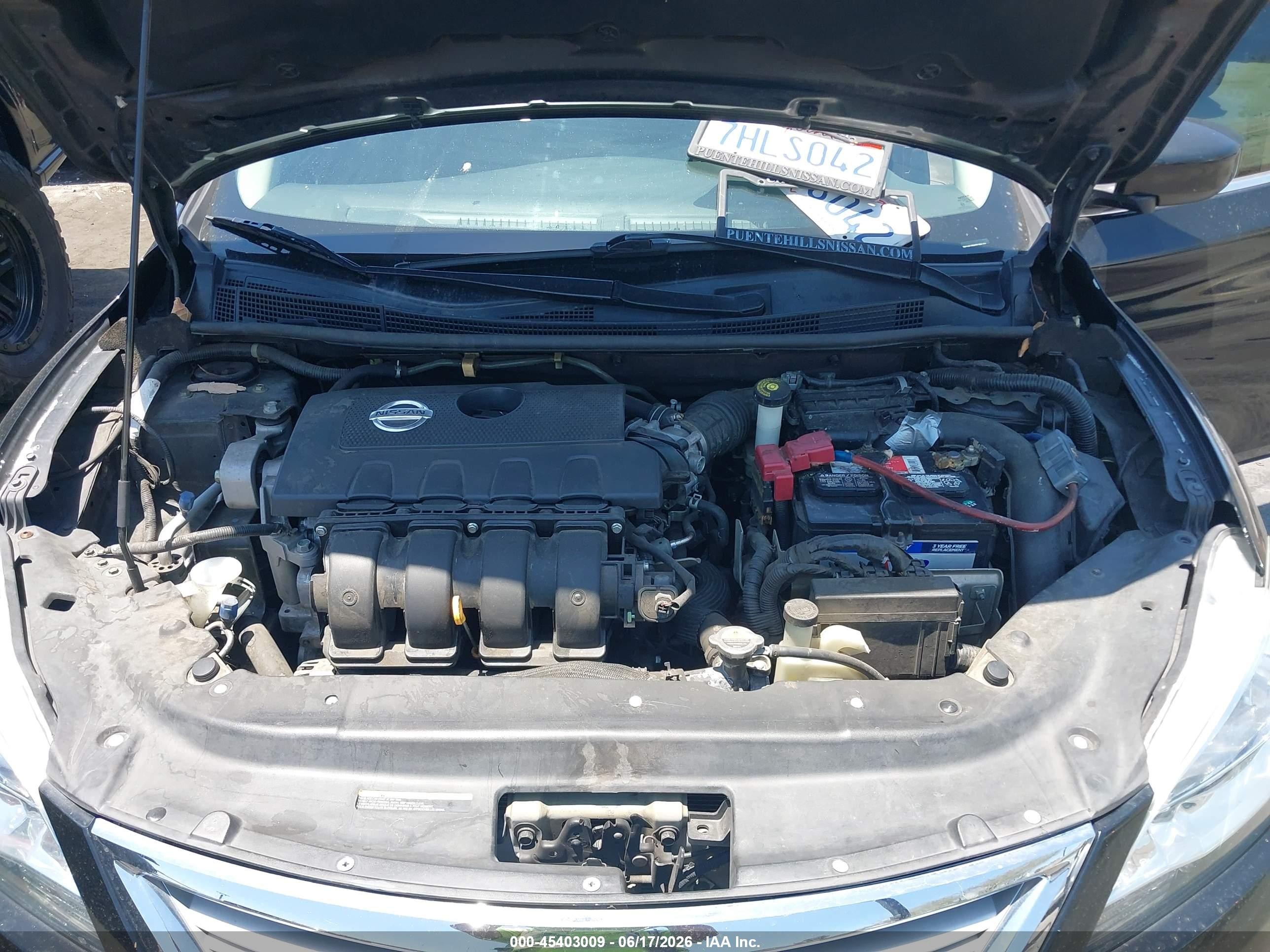 2014 Nissan Sentra S Black vin: 3N1AB7AP3EL691167