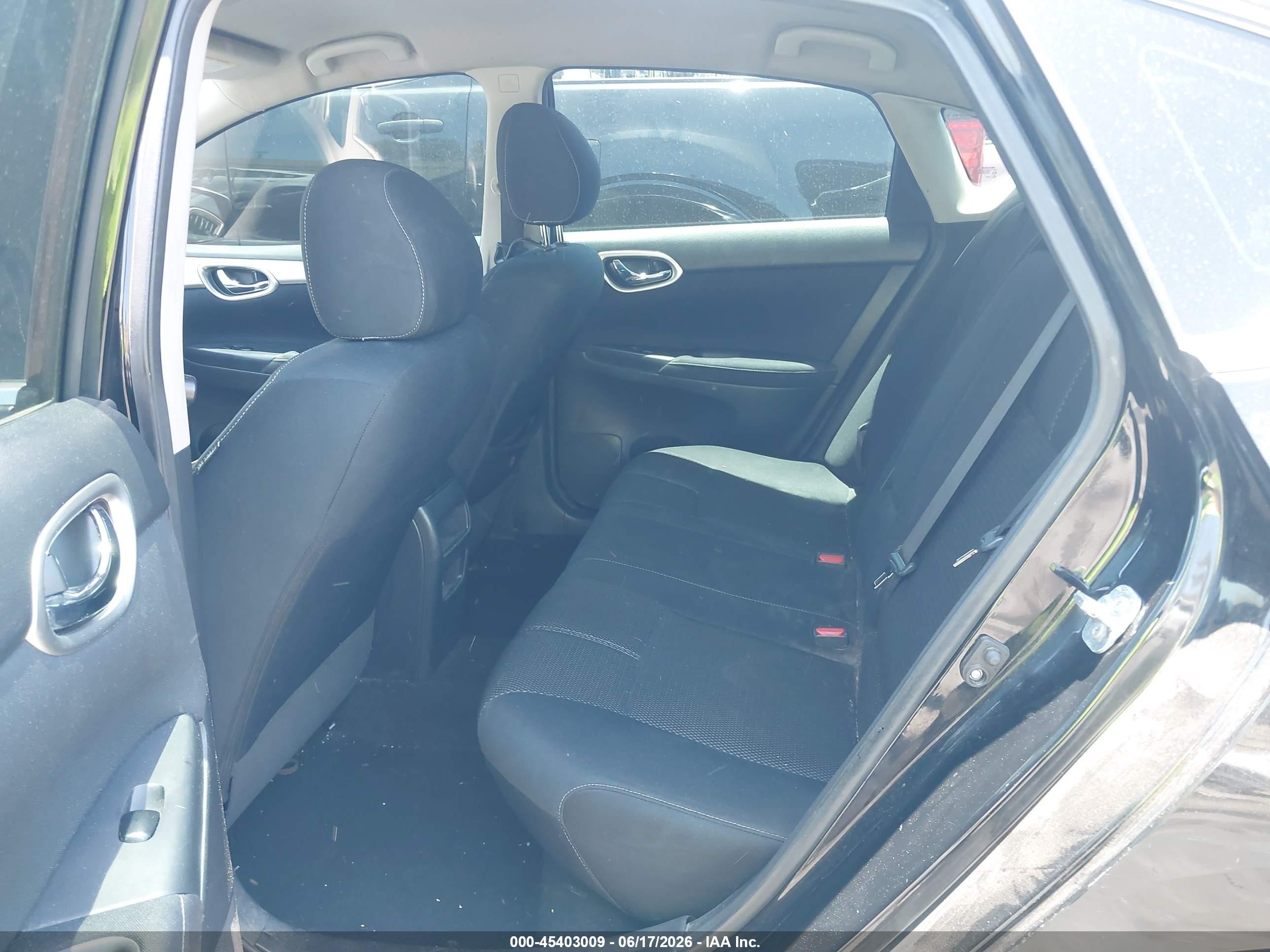 2014 Nissan Sentra S Black vin: 3N1AB7AP3EL691167