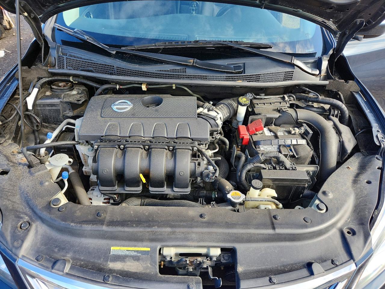 2014 Nissan Sentra Sv Blue vin: 3N1AB7AP3EL697891