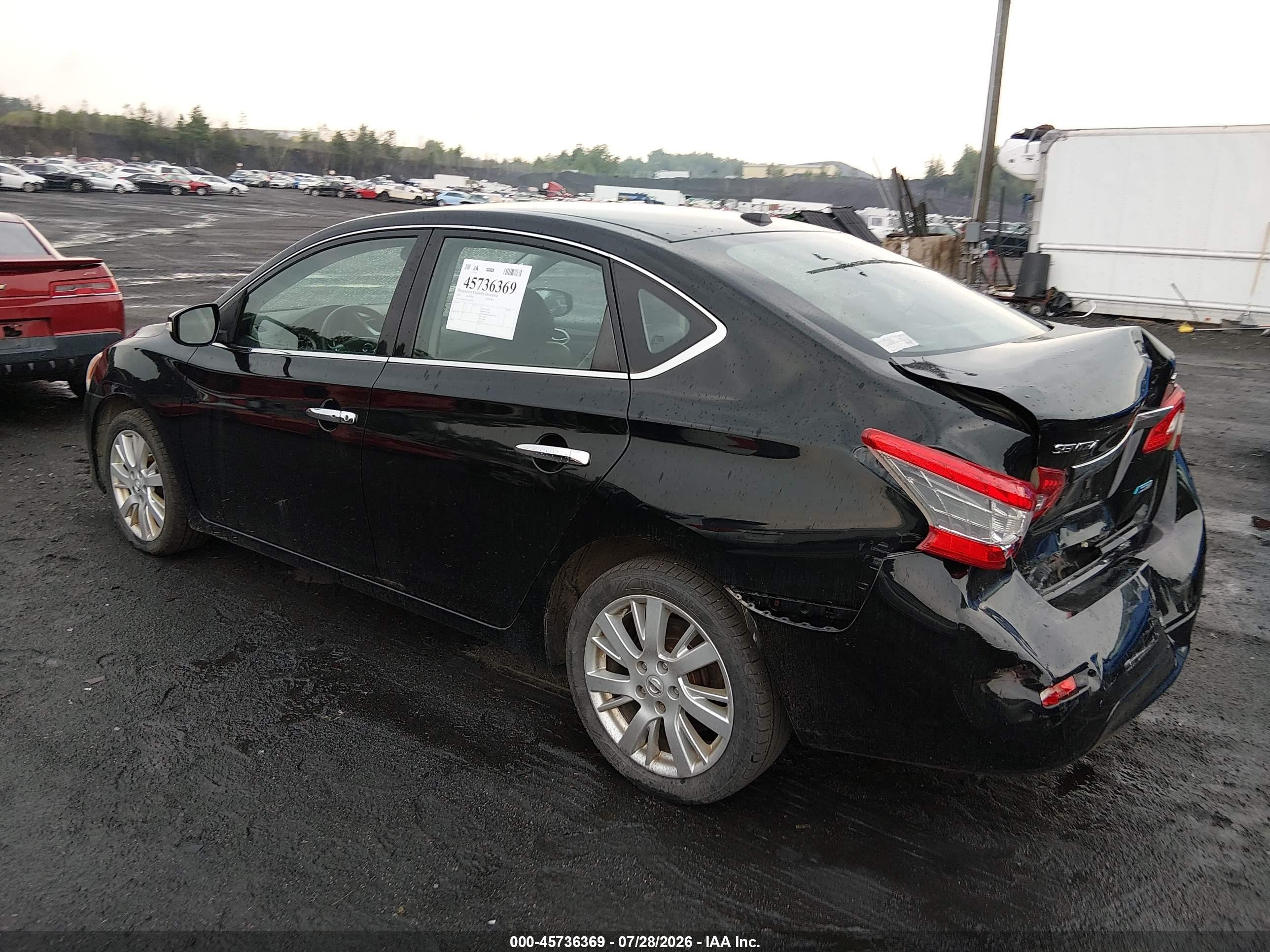 2014 Nissan Sentra Sl Black vin: 3N1AB7AP3EY204729