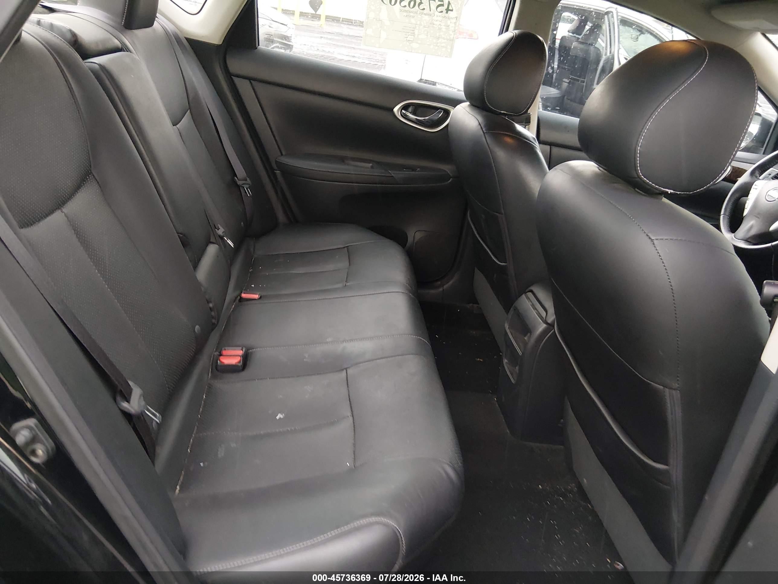 2014 Nissan Sentra Sl Black vin: 3N1AB7AP3EY204729