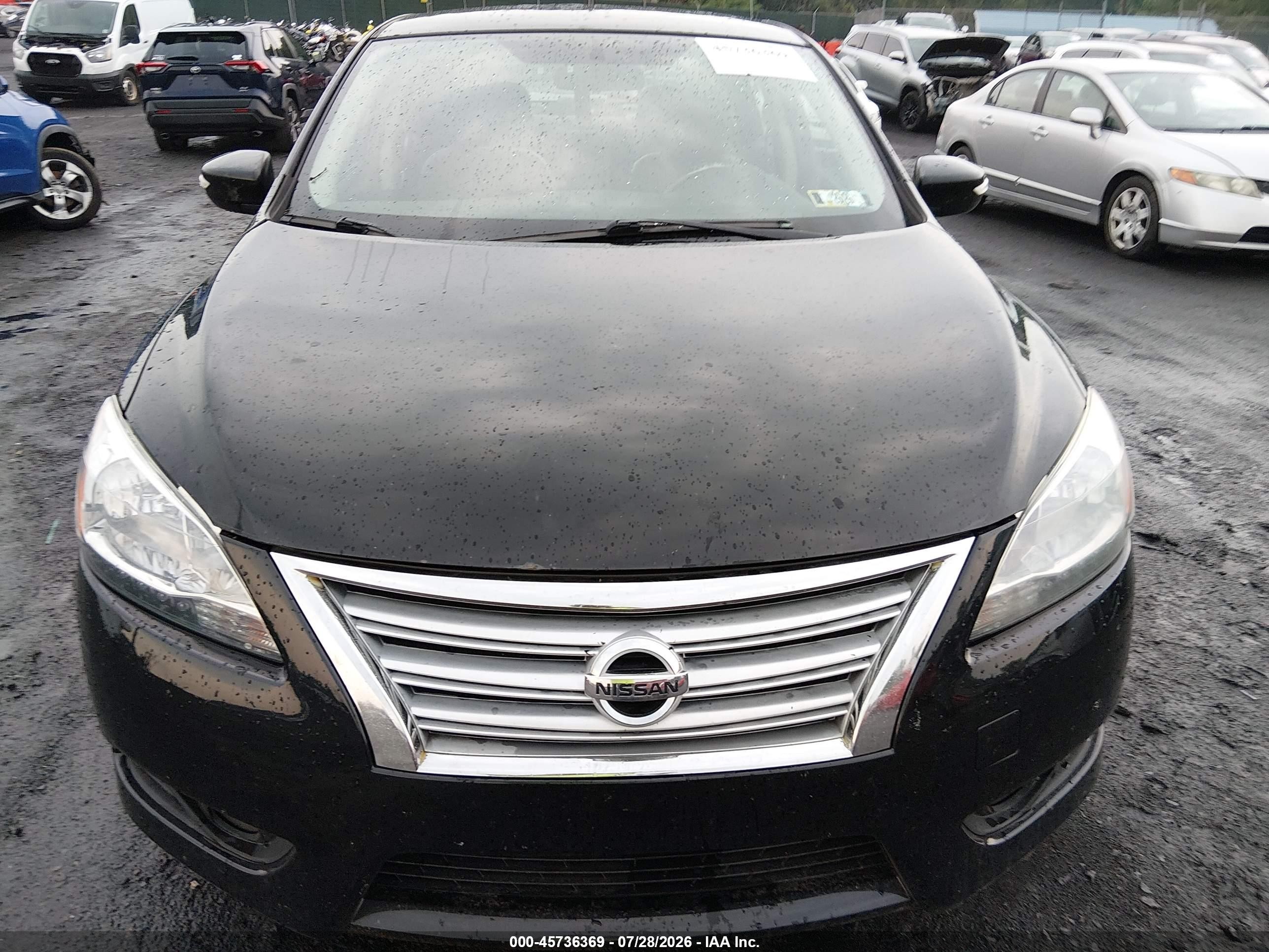2014 Nissan Sentra Sl Black vin: 3N1AB7AP3EY204729
