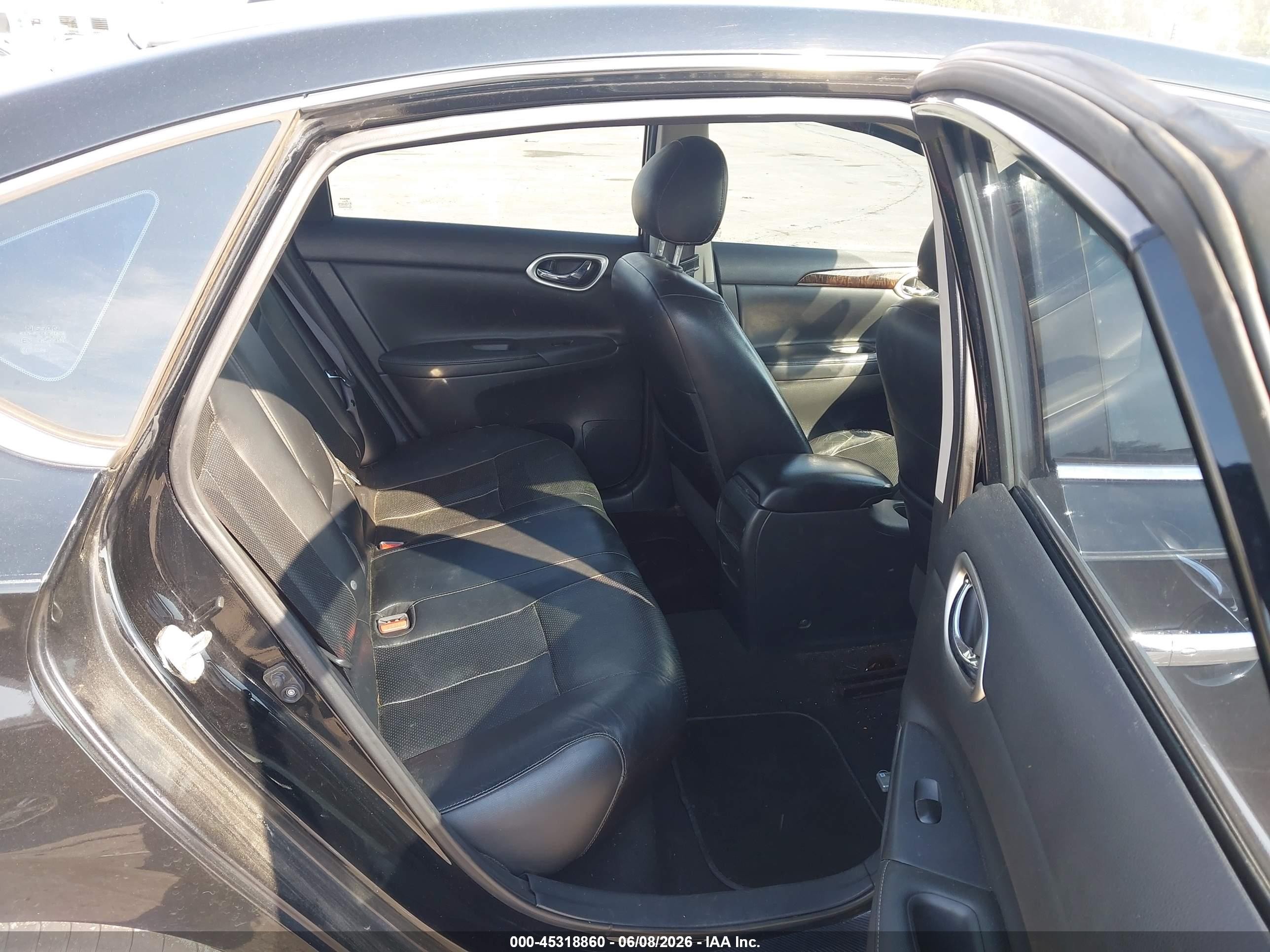 2014 Nissan Sentra Sl Black vin: 3N1AB7AP3EY205203