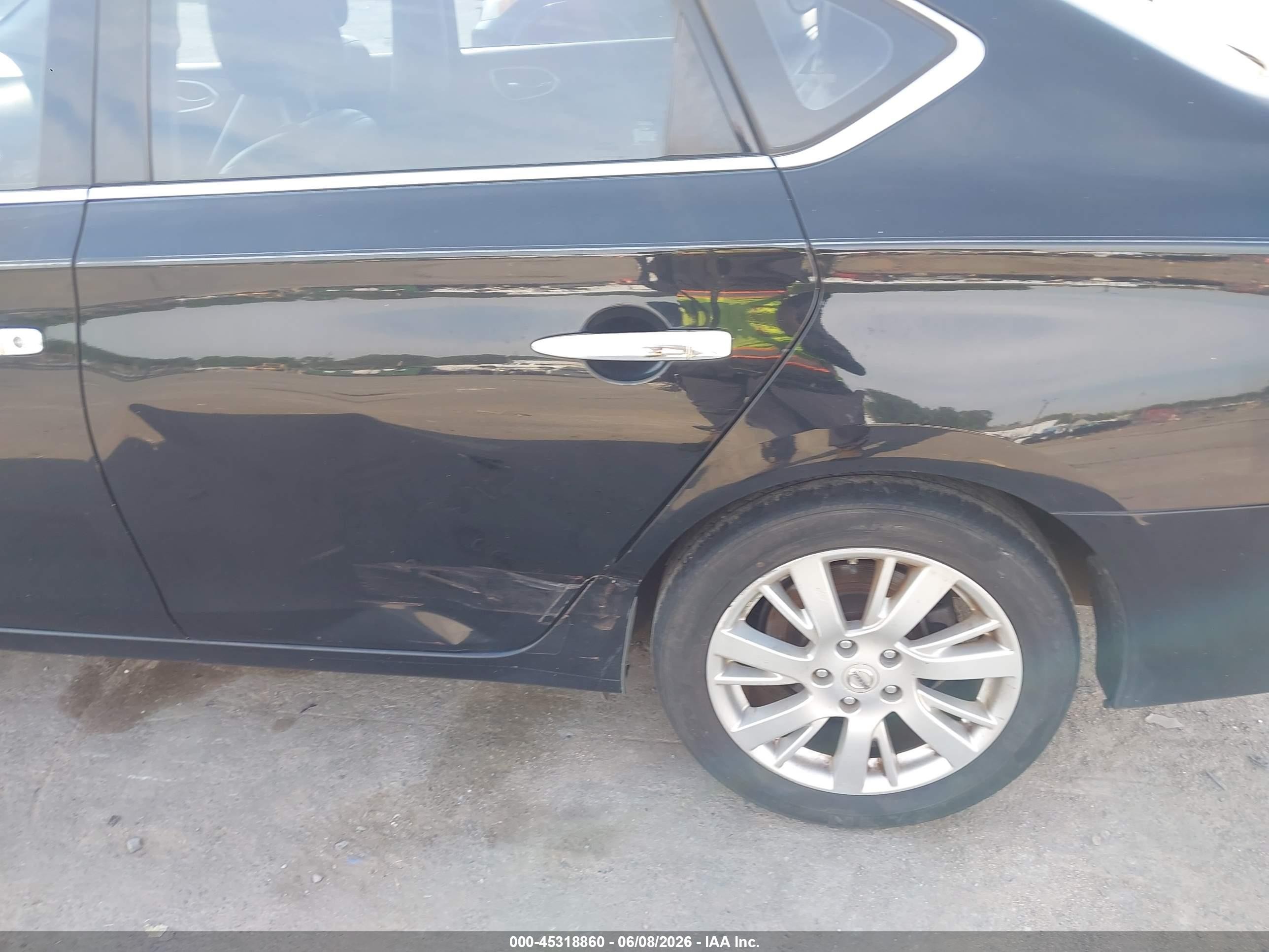 2014 Nissan Sentra Sl Black vin: 3N1AB7AP3EY205203