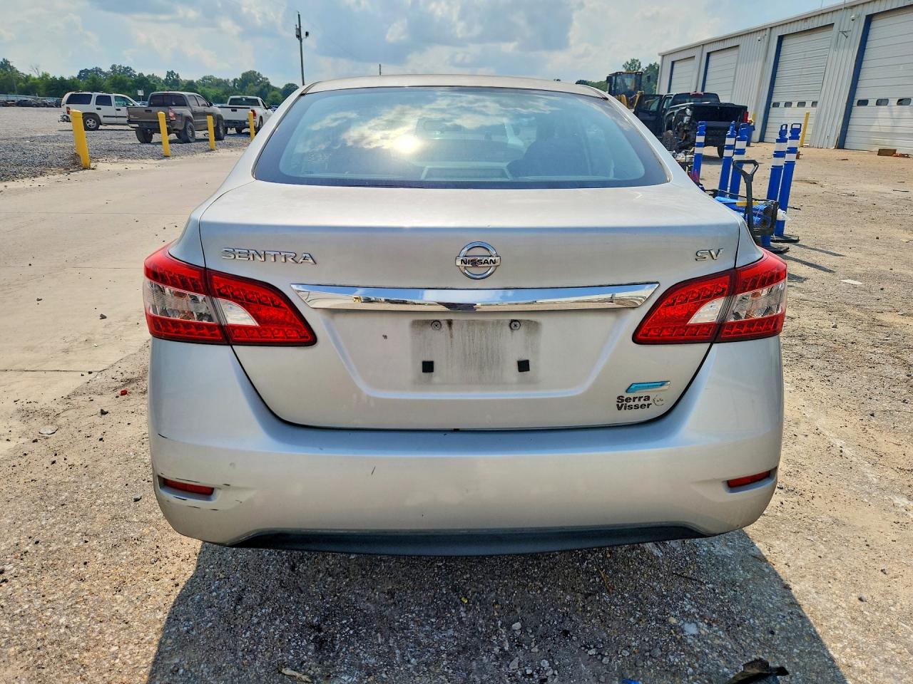 2014 Nissan Sentra Sv Silver vin: 3N1AB7AP3EY206562