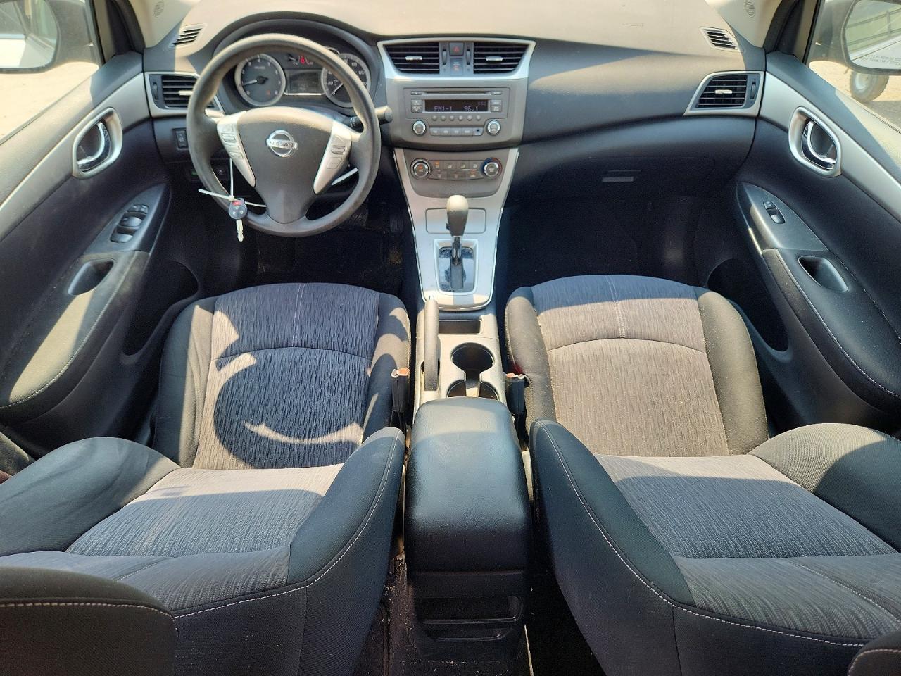2014 Nissan Sentra Sv Silver vin: 3N1AB7AP3EY206562