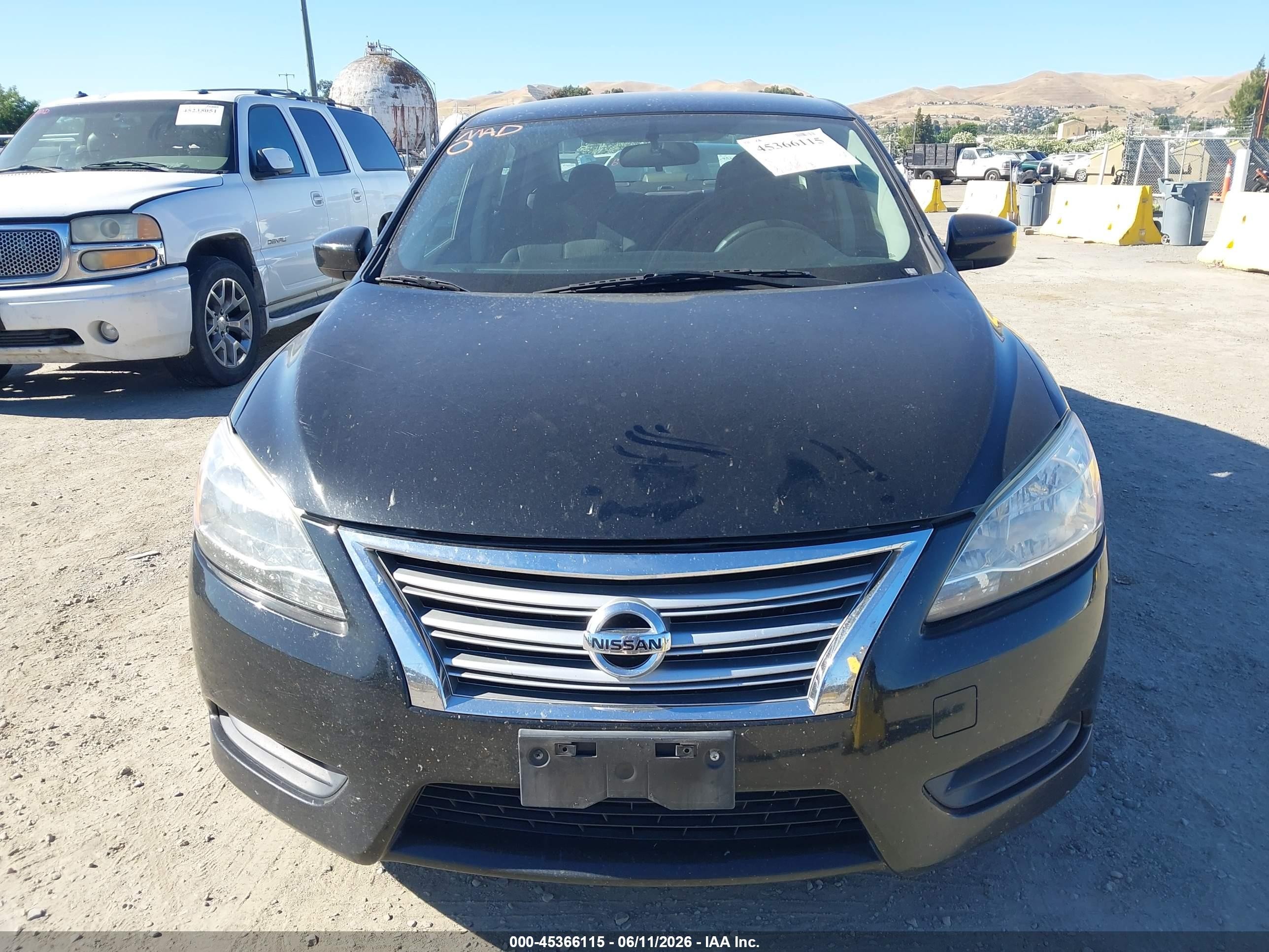 2014 Nissan Sentra Fe+ S/fe+ Sv/s/sl/sr/sv Black vin: 3N1AB7AP3EY215391