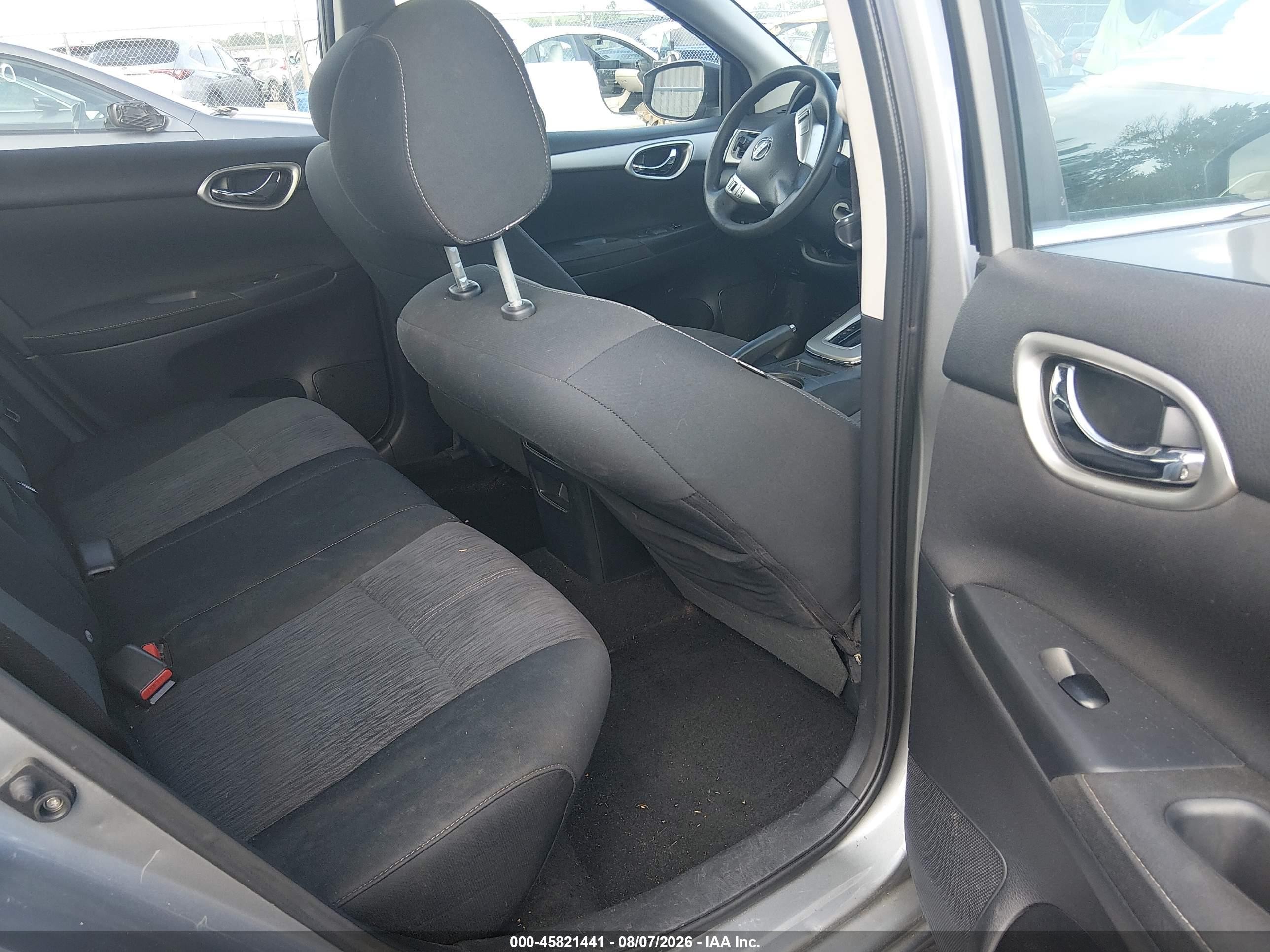 2014 Nissan Sentra Fe+ S/fe+ Sv/s/sl/sr/sv Gray vin: 3N1AB7AP3EY218775