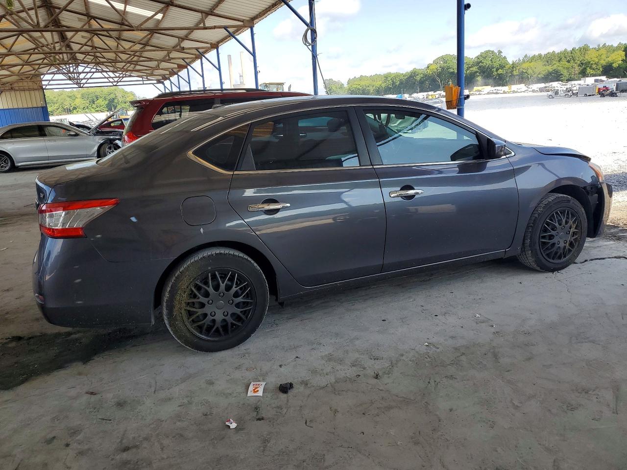 2014 Nissan Sentra Sv Gray vin: 3N1AB7AP3EY223054