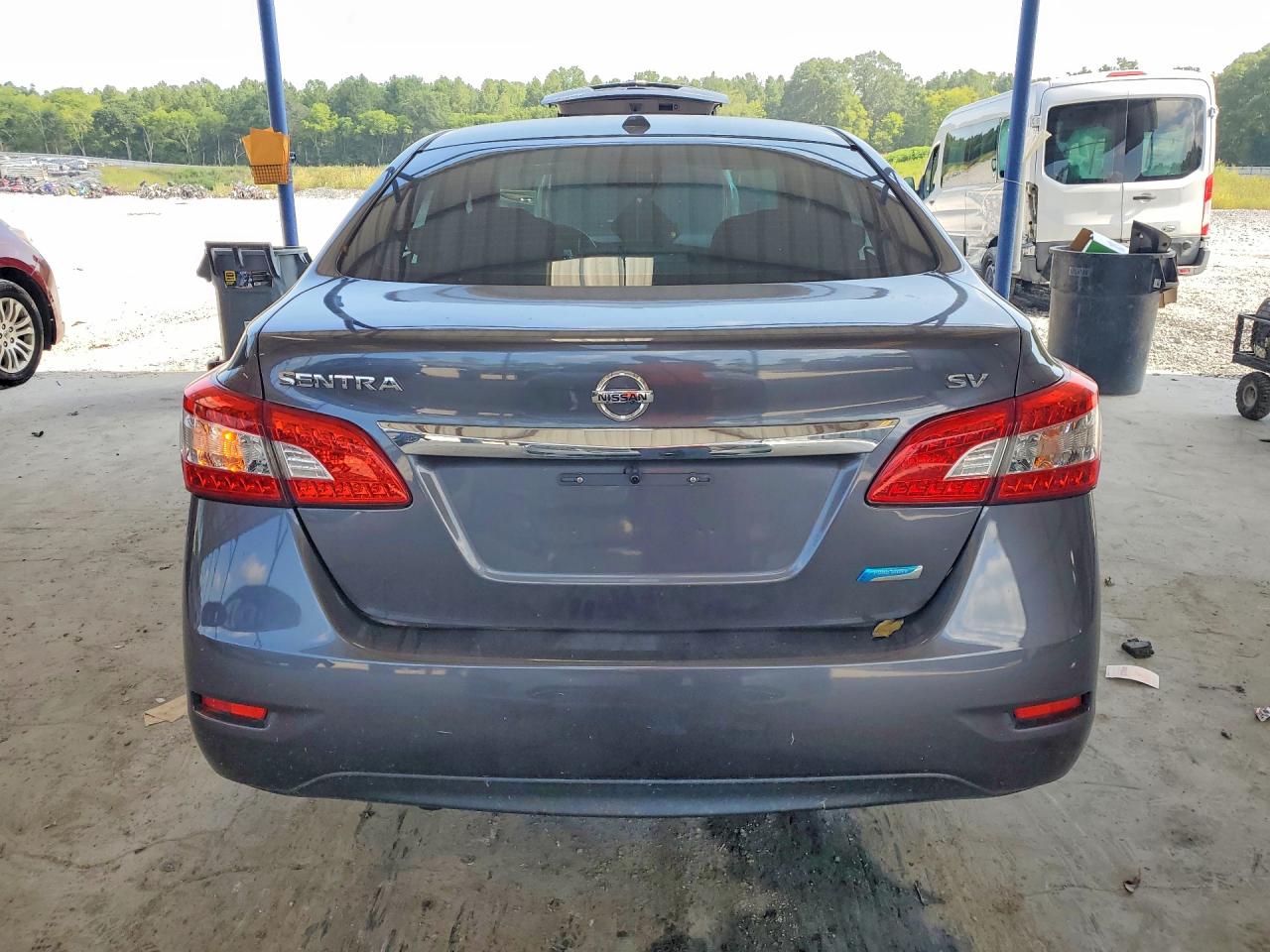 2014 Nissan Sentra Sv Gray vin: 3N1AB7AP3EY223054