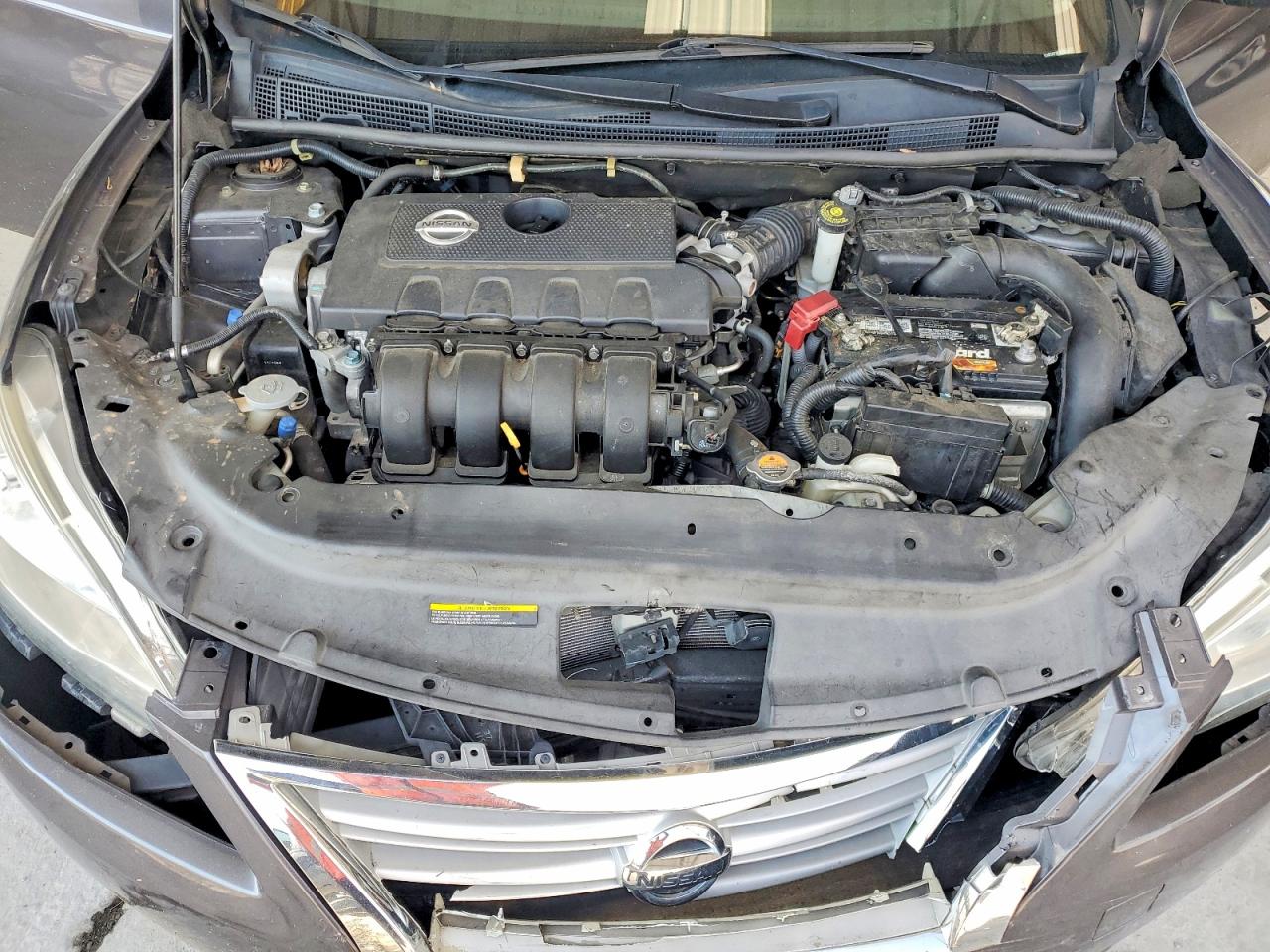 2014 Nissan Sentra Sv Gray vin: 3N1AB7AP3EY223054