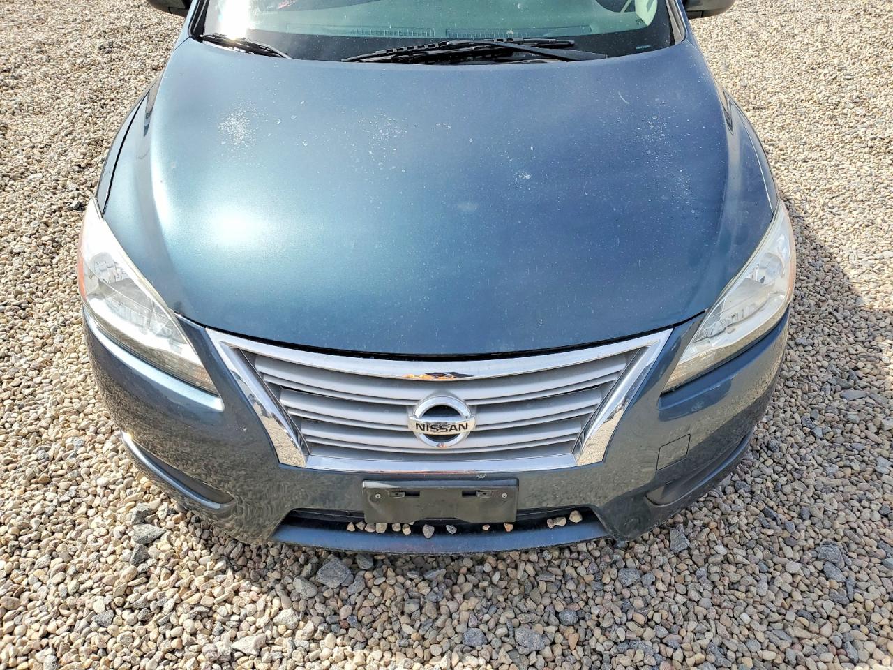 2014 Nissan Sentra Sv Синий vin: 3N1AB7AP3EY233325