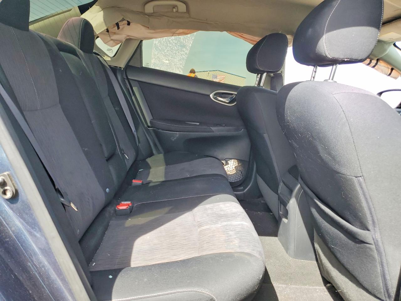 2014 Nissan Sentra Sv Синий vin: 3N1AB7AP3EY233325