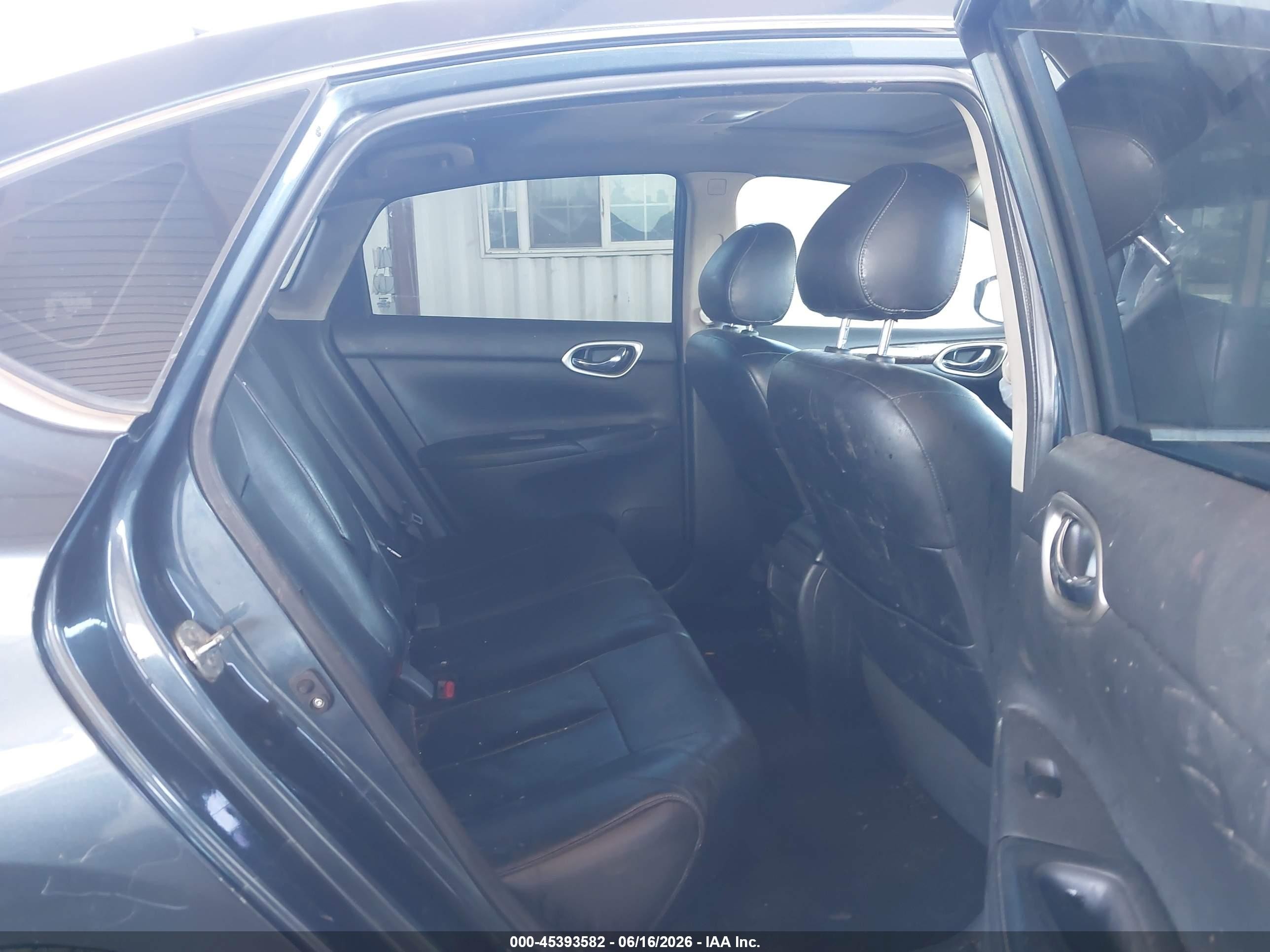 2014 Nissan Sentra Sl Blue vin: 3N1AB7AP3EY233857