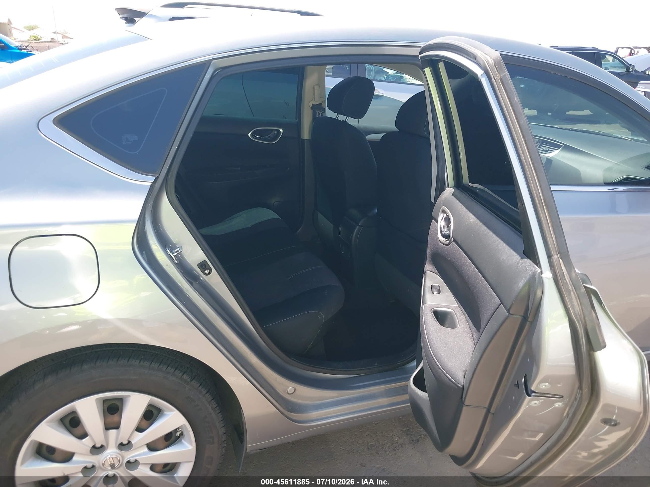 2014 Nissan Sentra Fe+ Sv Gray vin: 3N1AB7AP3EY235026