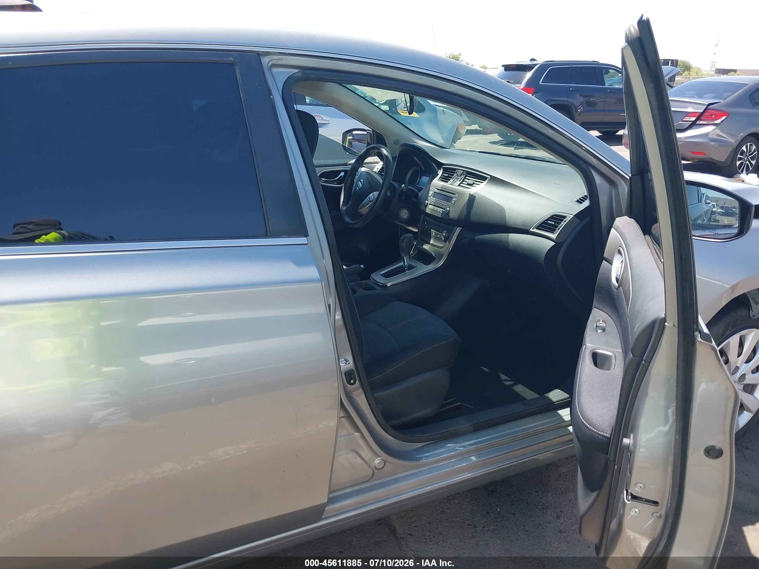 2014 Nissan Sentra Fe+ Sv Gray vin: 3N1AB7AP3EY235026