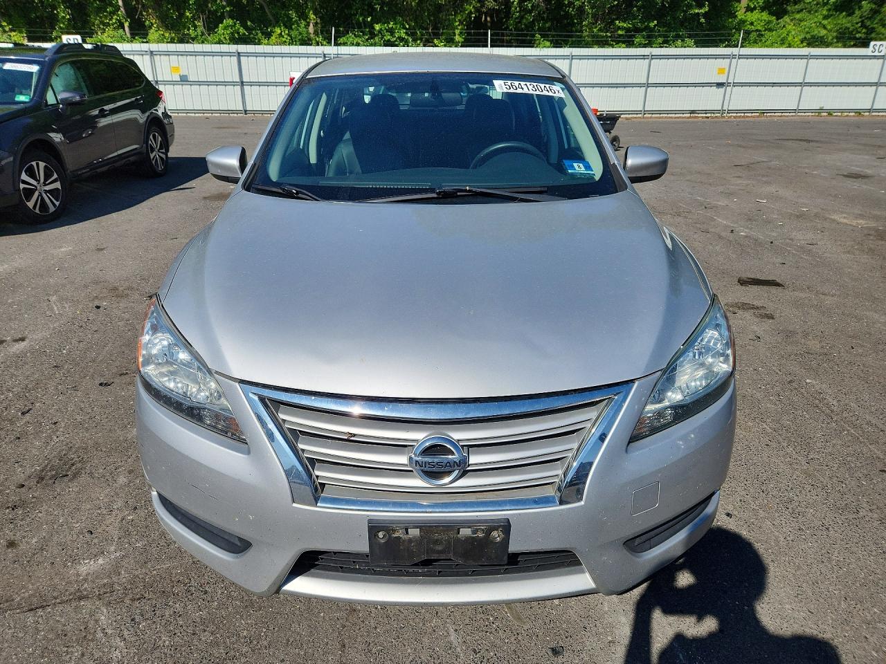 2014 Nissan Sentra Sv Серебряный vin: 3N1AB7AP3EY244681