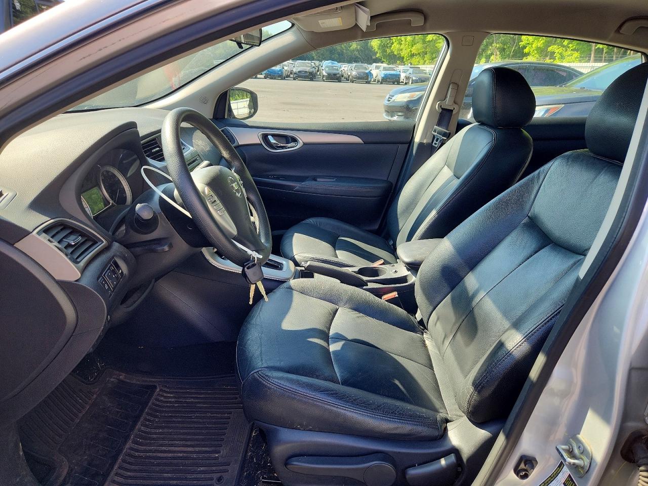 2014 Nissan Sentra Sv Серебряный vin: 3N1AB7AP3EY244681