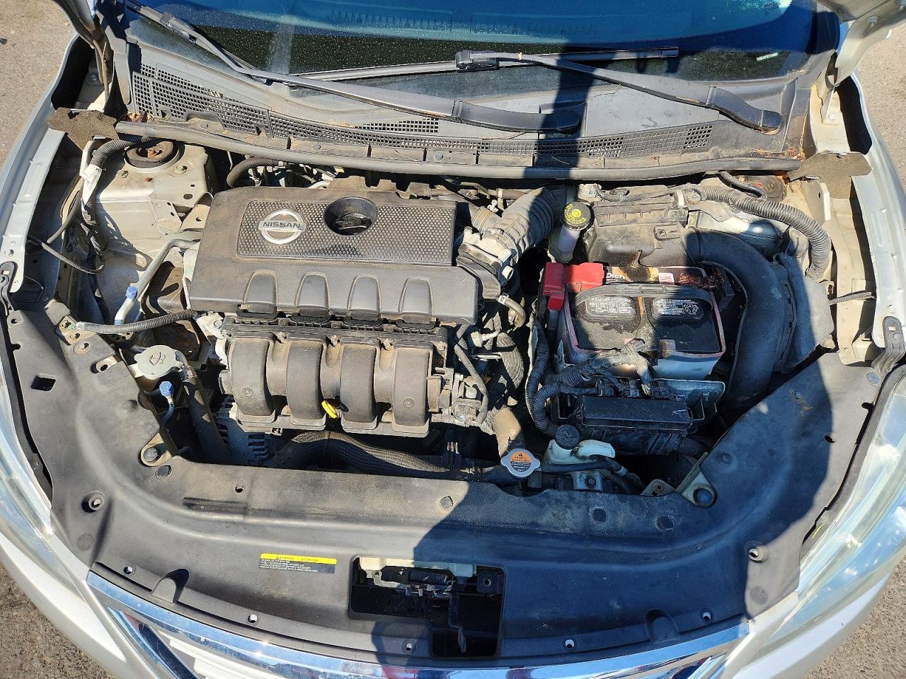 2014 Nissan Sentra Sv Серебряный vin: 3N1AB7AP3EY244681